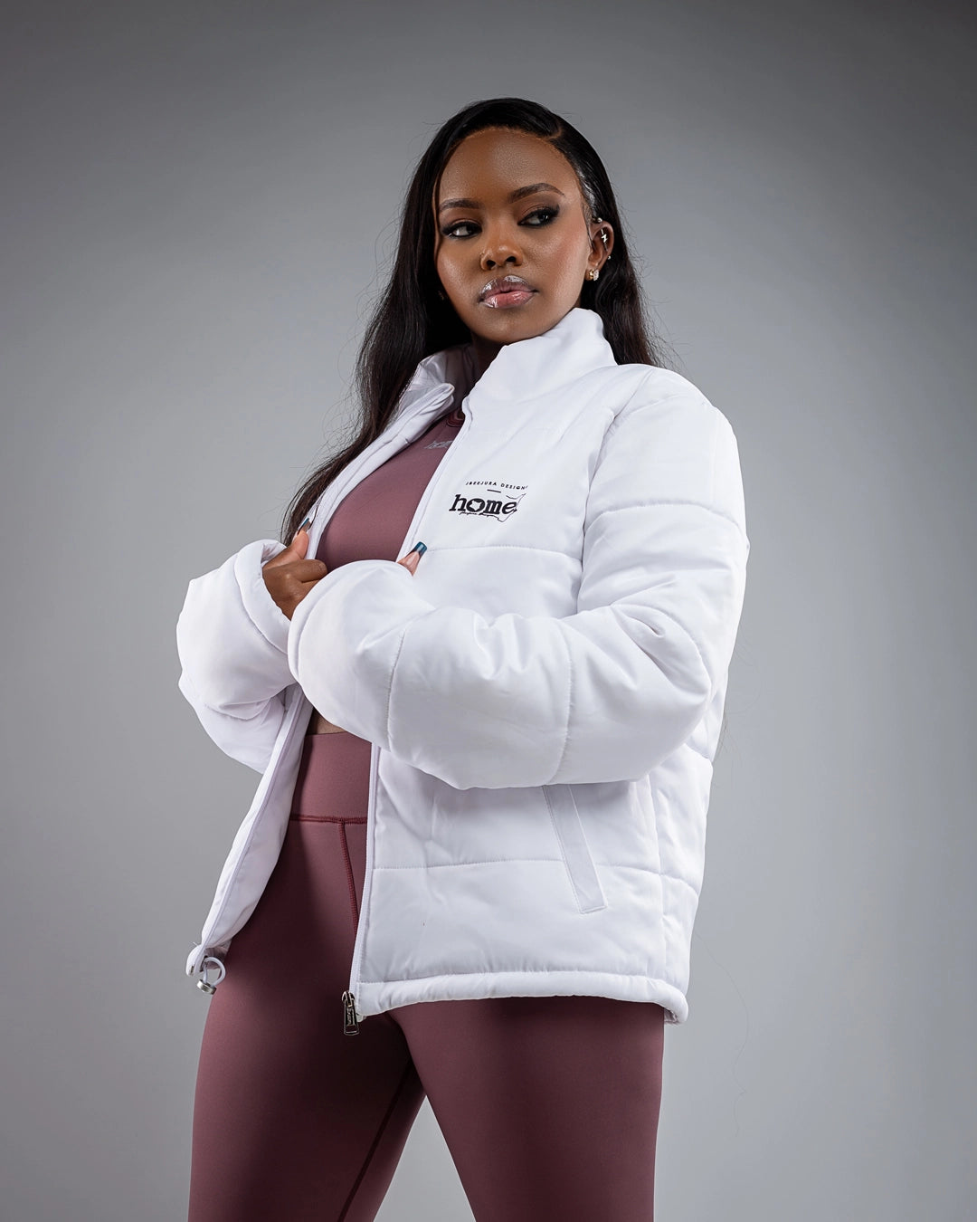 Puffer Jacket - White