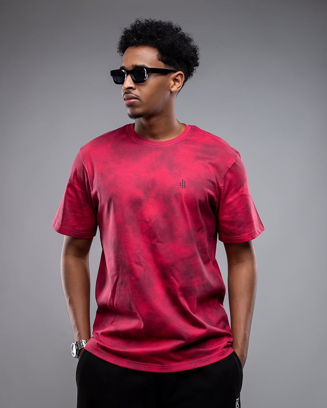 Acid Wash T-Shirt - Teaberry