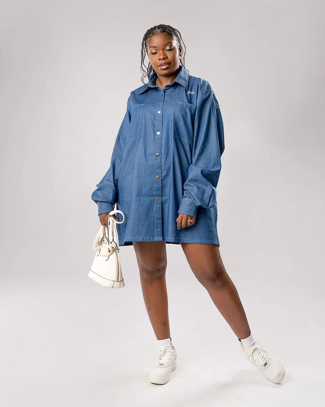 Aero Classic Shirt – Mid Wash Blue