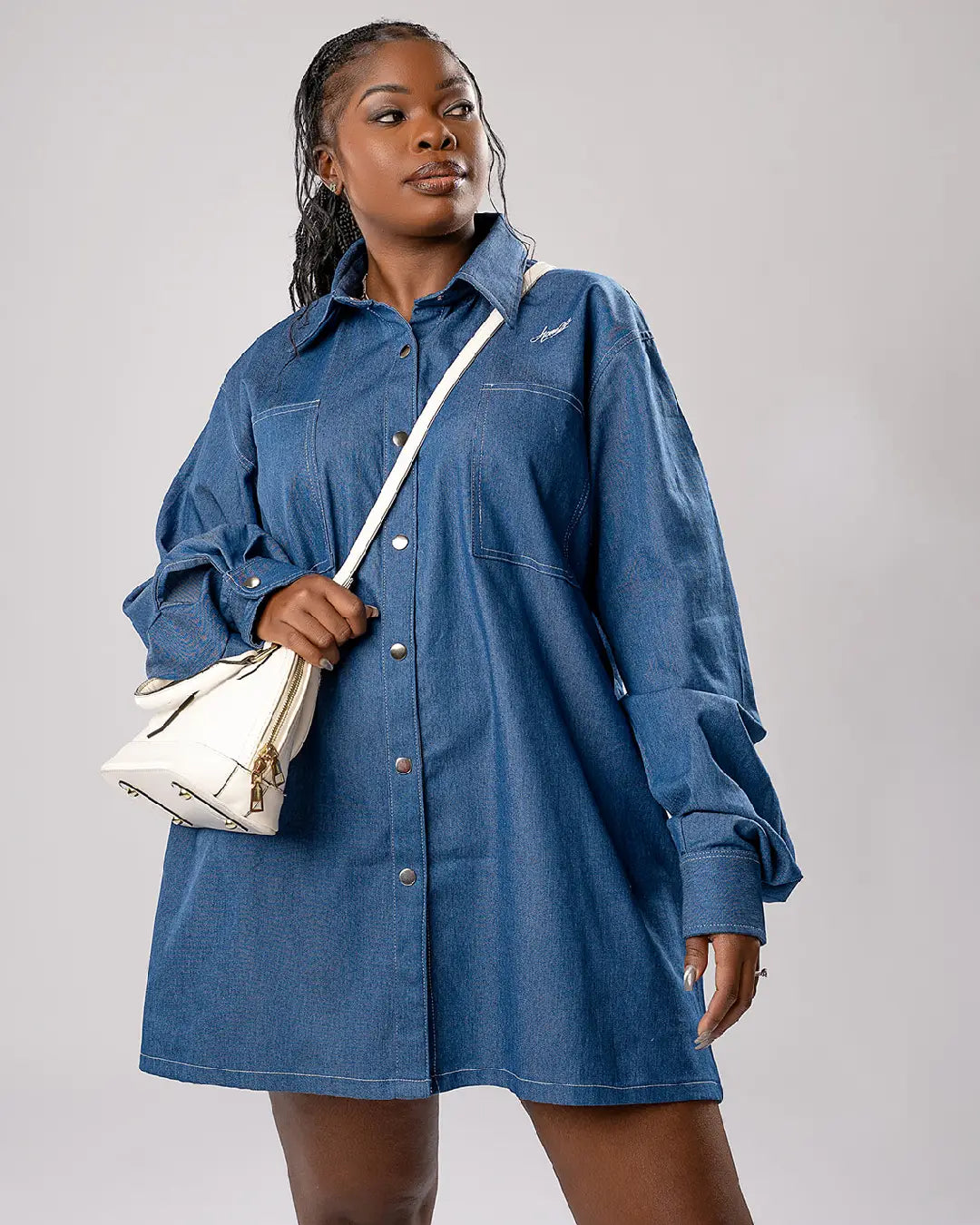 Aero Classic Shirt – Mid Wash Blue