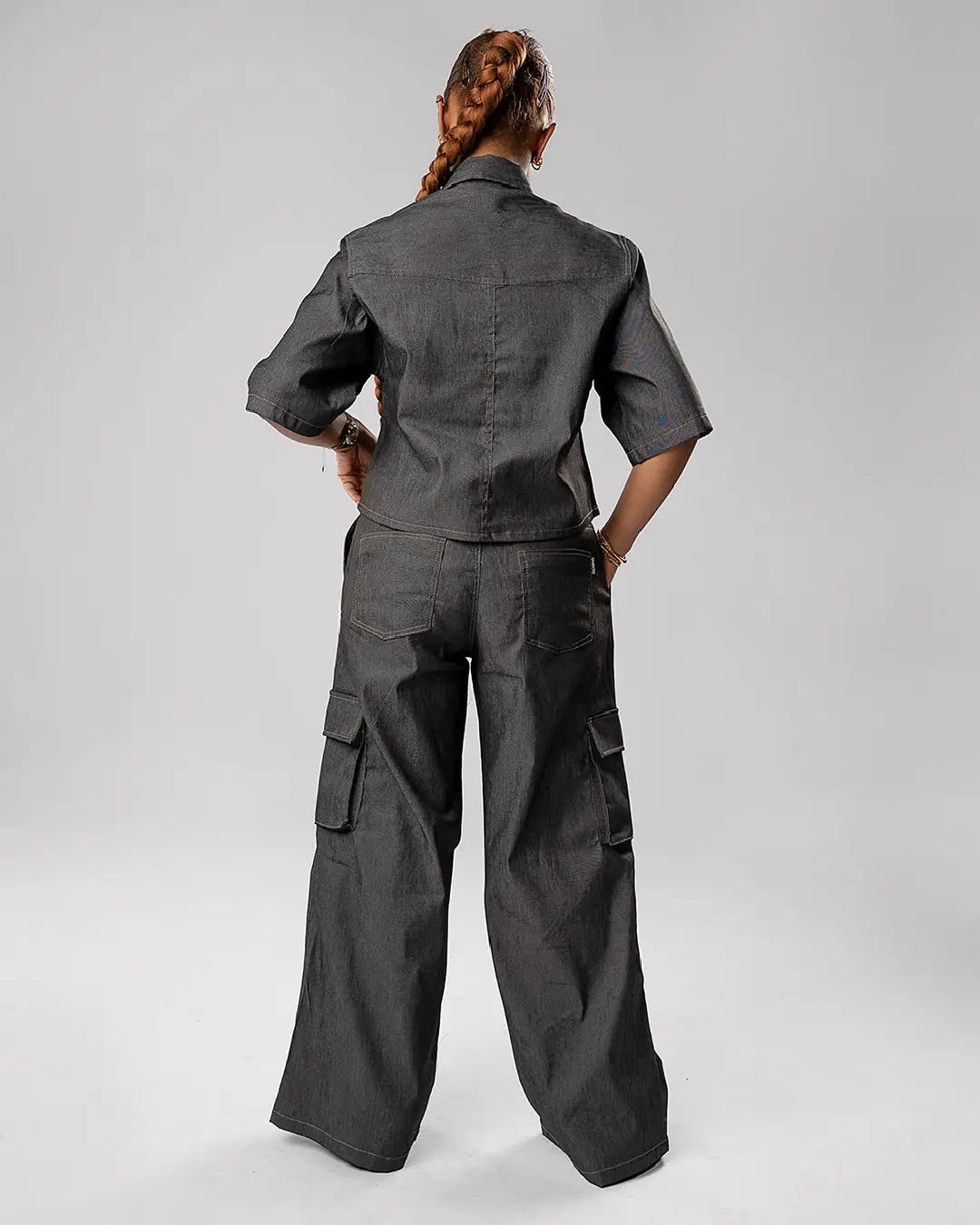 Cloud Cargo Set – Night Denim