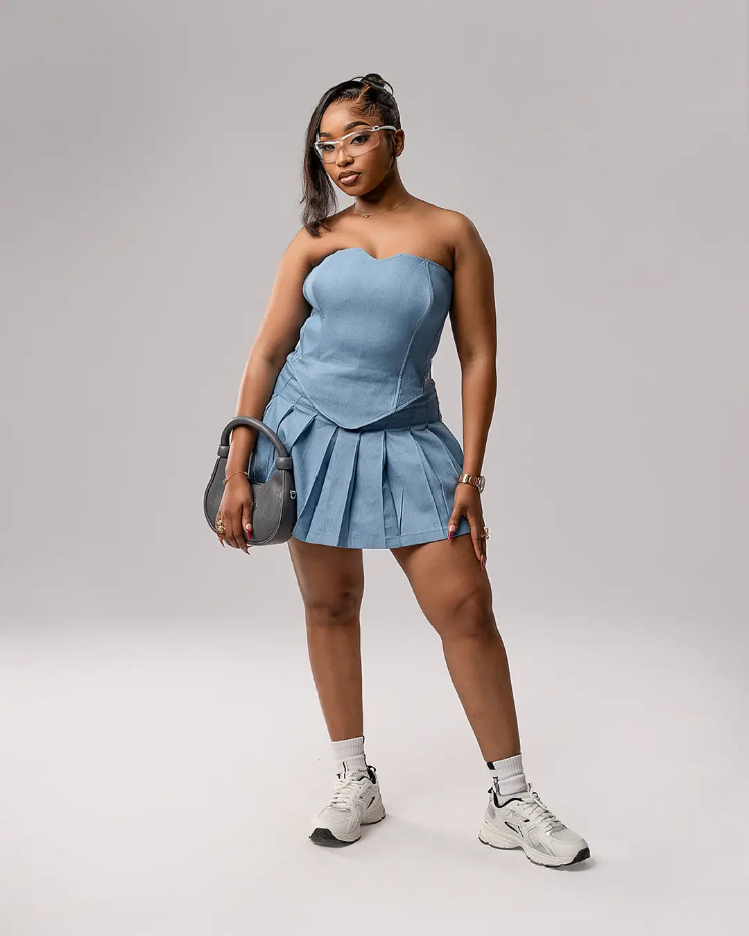 Atelier Corset Set – Denim Air