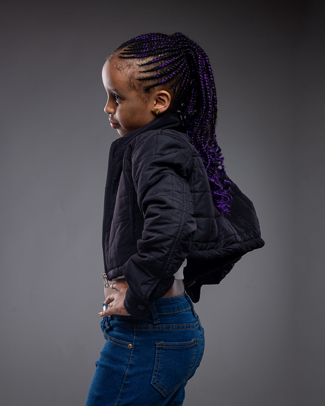Kids Luxe Jacket - Black