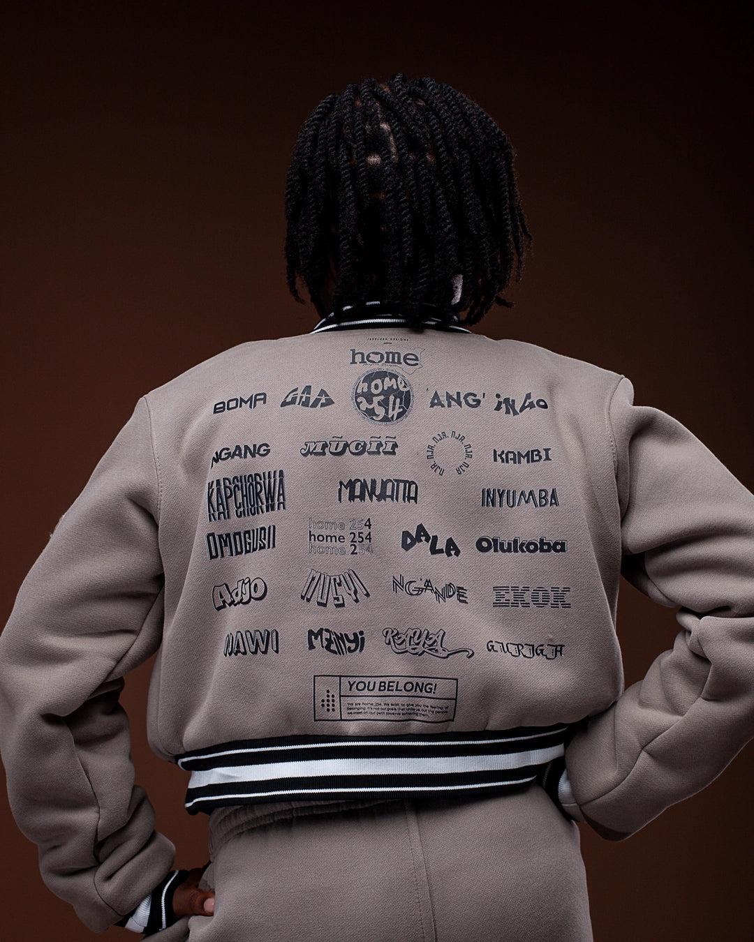 Kids Cropped Cedar Letterman Jacket