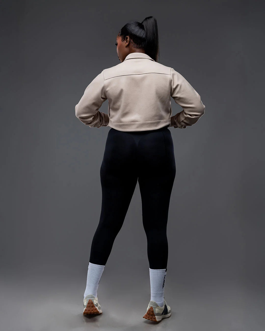 The Light Brown Cropped Dapper Set