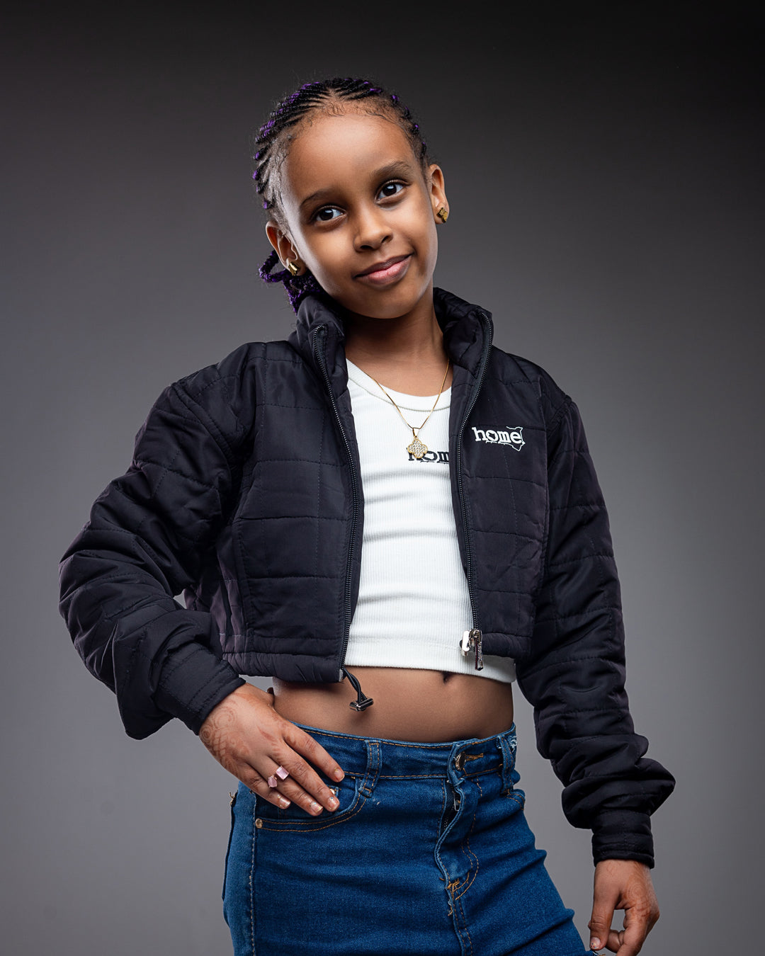 Kids Luxe Jacket - Black