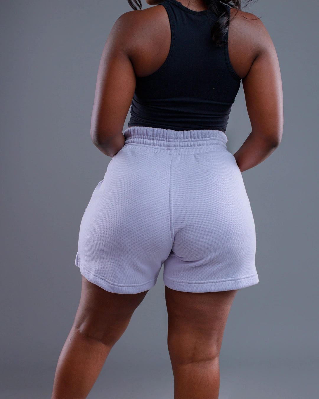 Accolade Cora Shorts - Lilac (Jacquard Fabric)