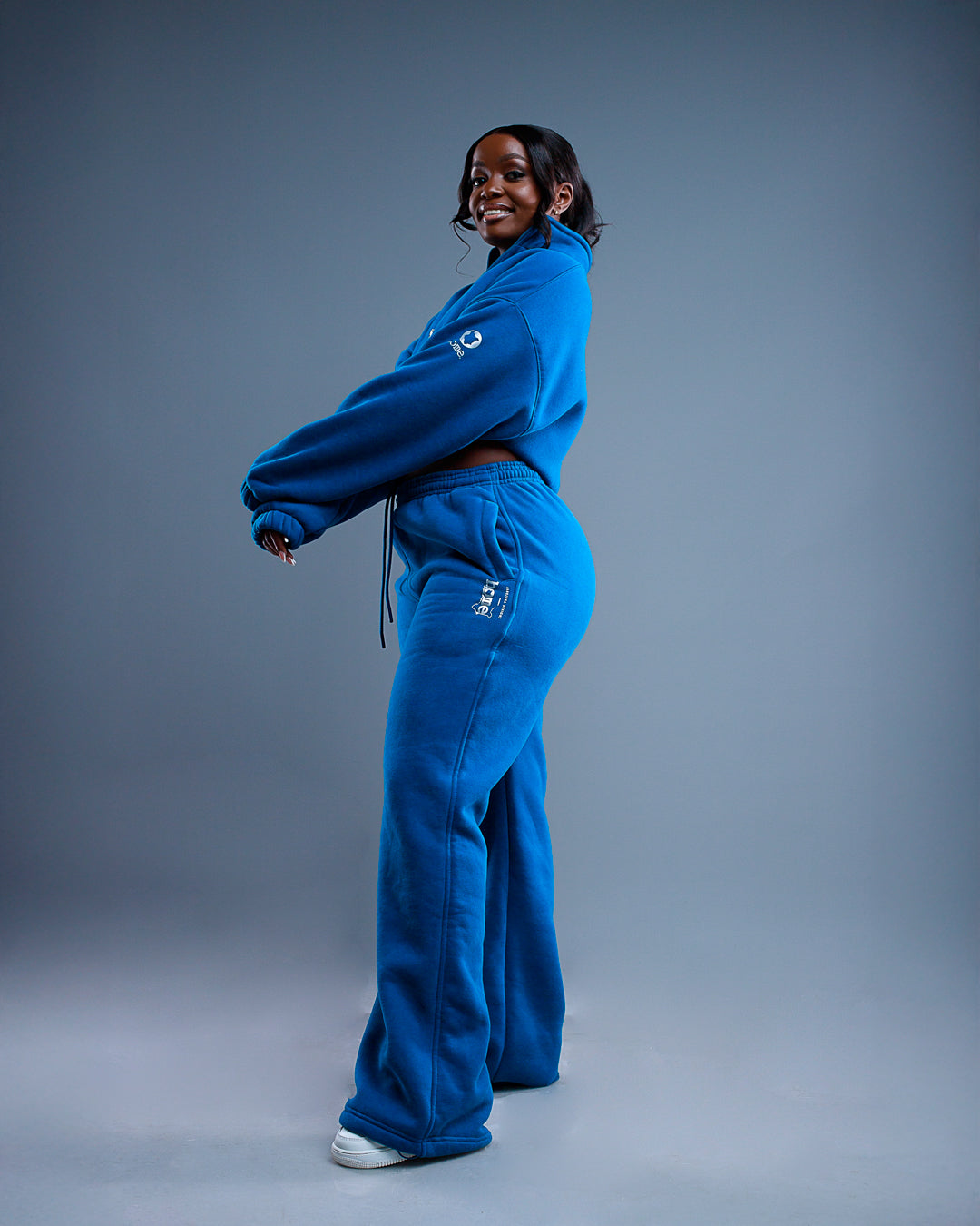 Cosy Pants – Teal Blue (Heavy Fabric) | Ready to Deliver