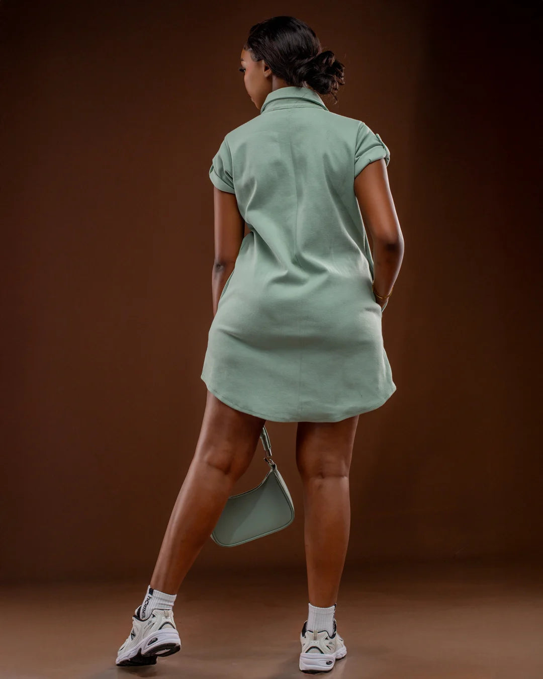 MiraMode Dress - Winter Mint