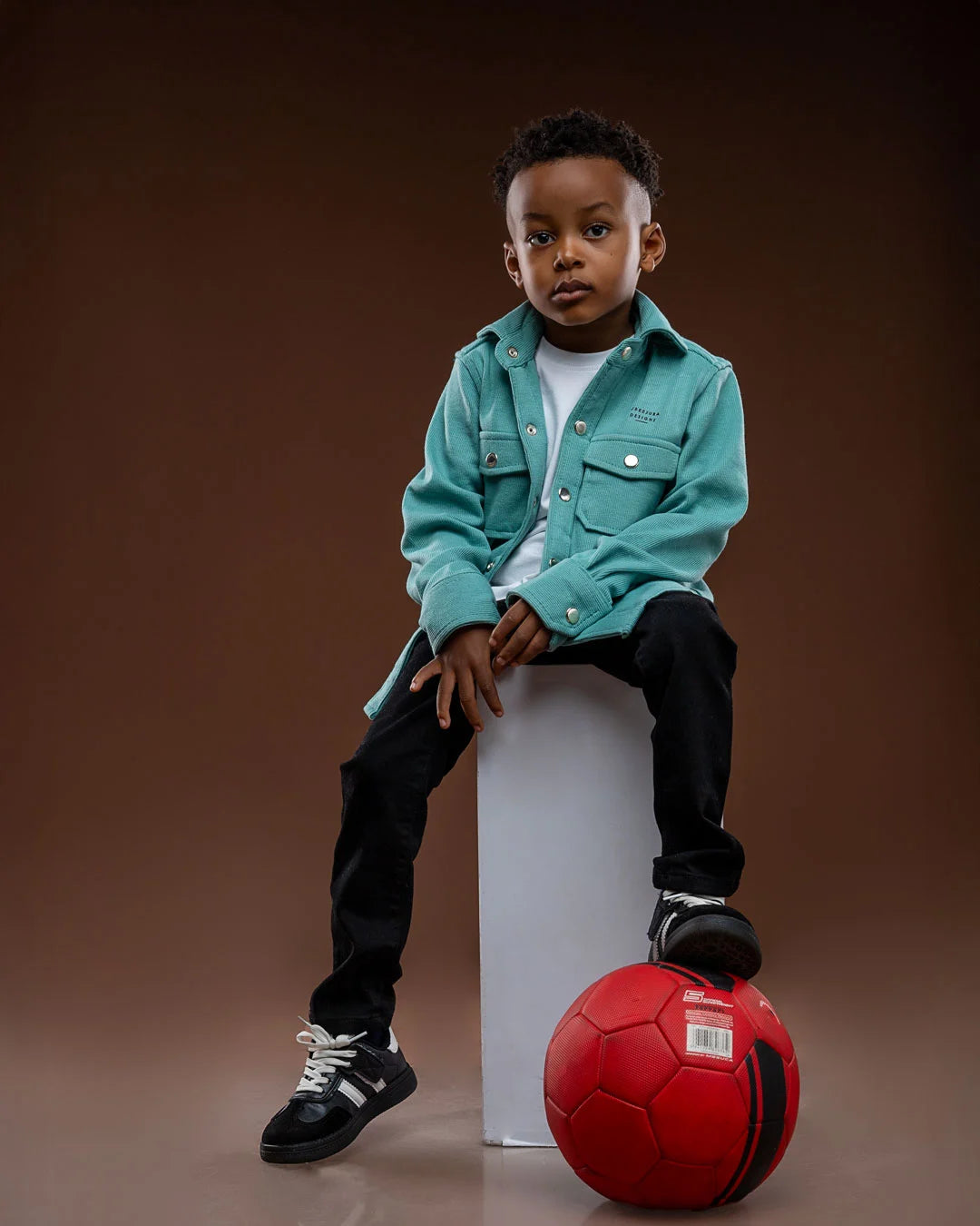 Kids Stature Shirt - Cyan