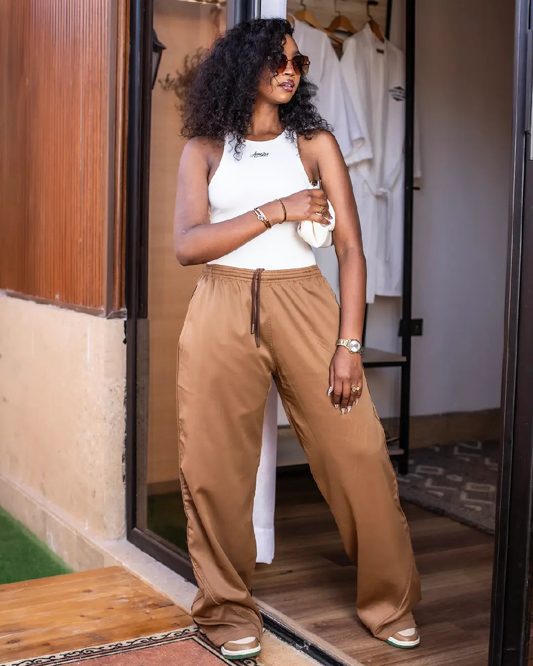 Dark Brown Haven Pants - Her Fit