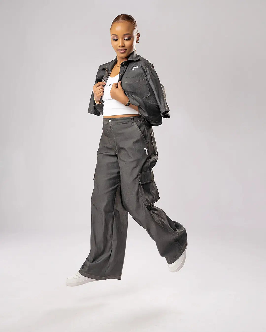 Cloud Cargo Set – Night Denim