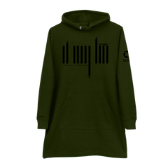 Hoodie Dress - Jungle Green (Heavy Fabric)