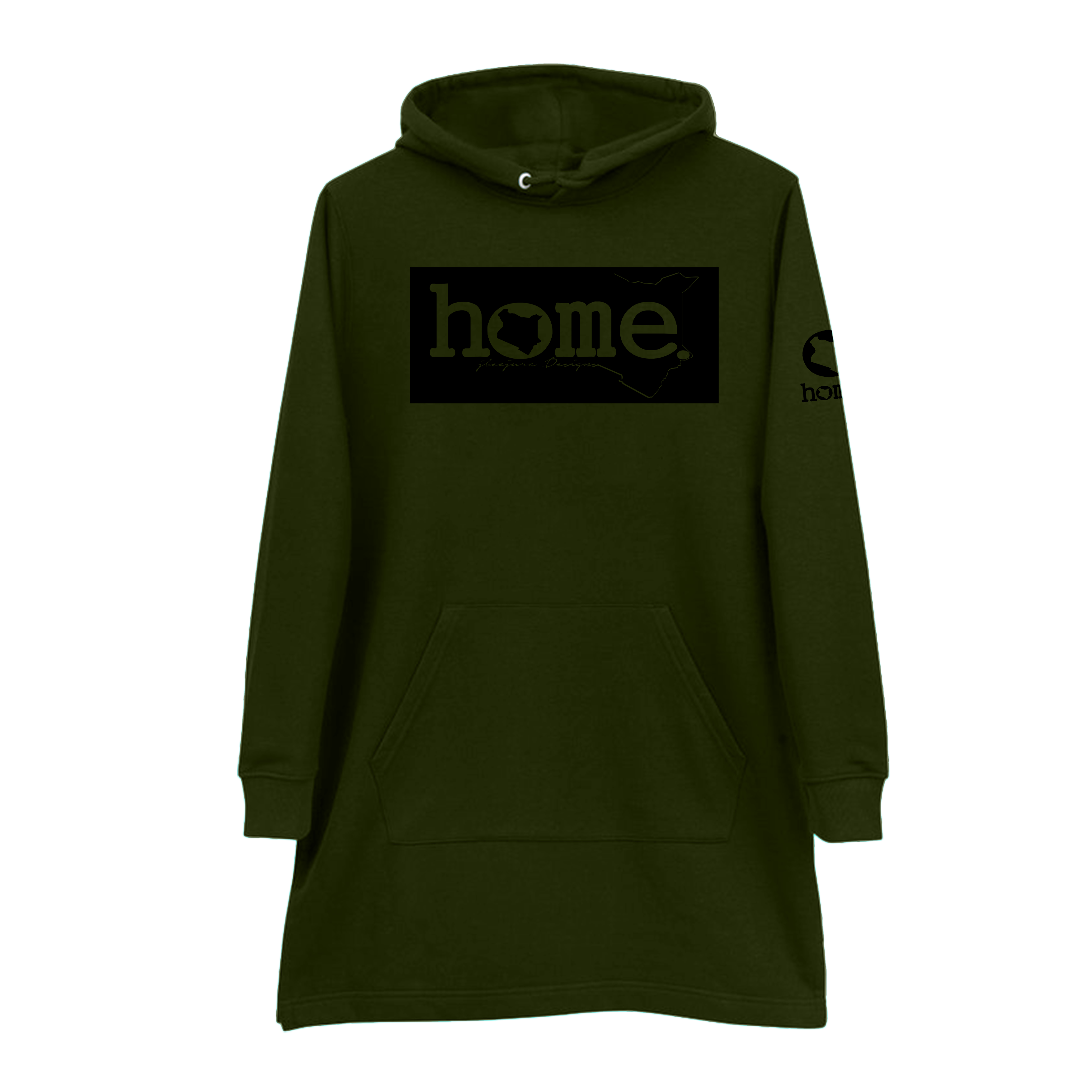 Hoodie Dress - Jungle Green (Heavy Fabric)