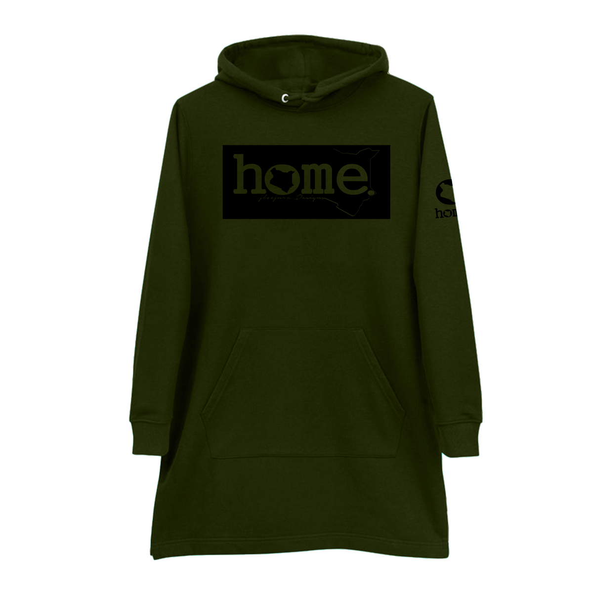 Hoodie Dress - Jungle Green (Heavy Fabric)