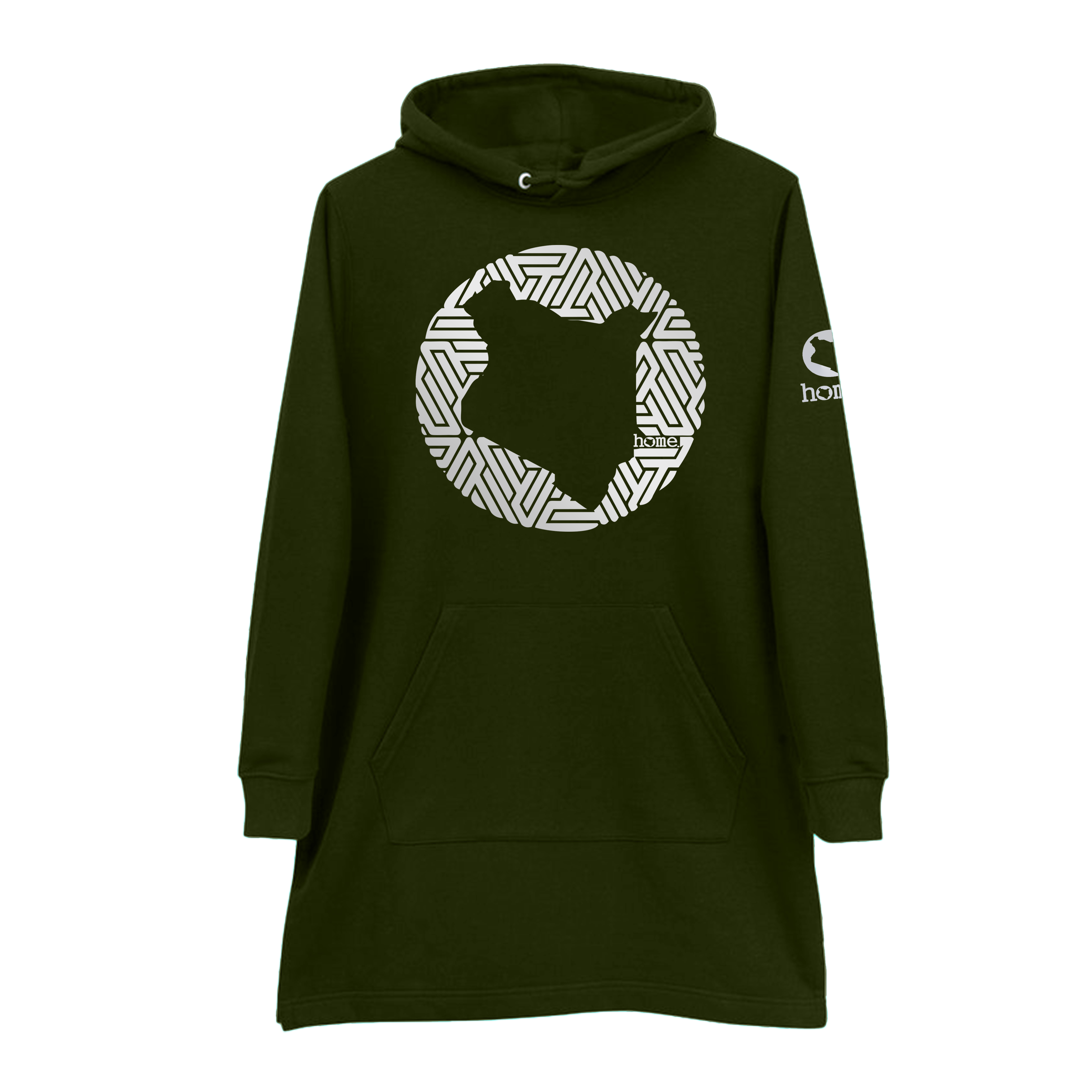 Hoodie Dress - Jungle Green (Heavy Fabric)