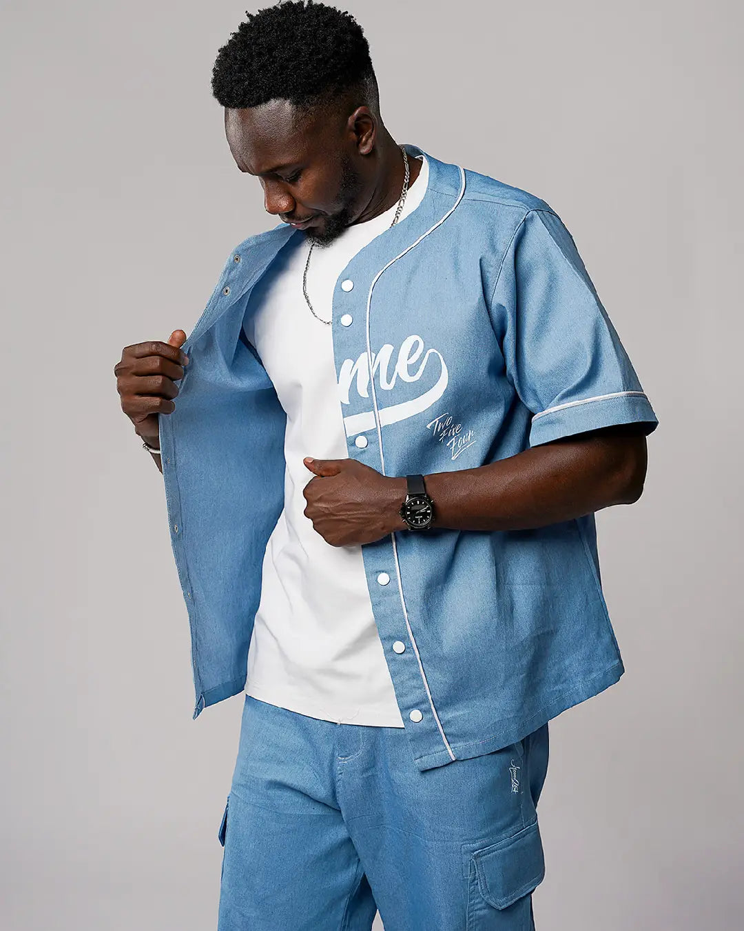 Aero Baseball Shirt – Denim Air