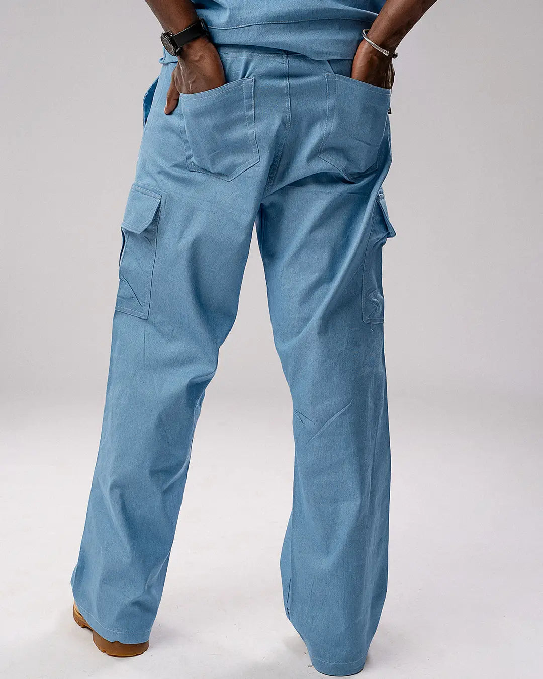 Aero Cargo Pants - Denim Air