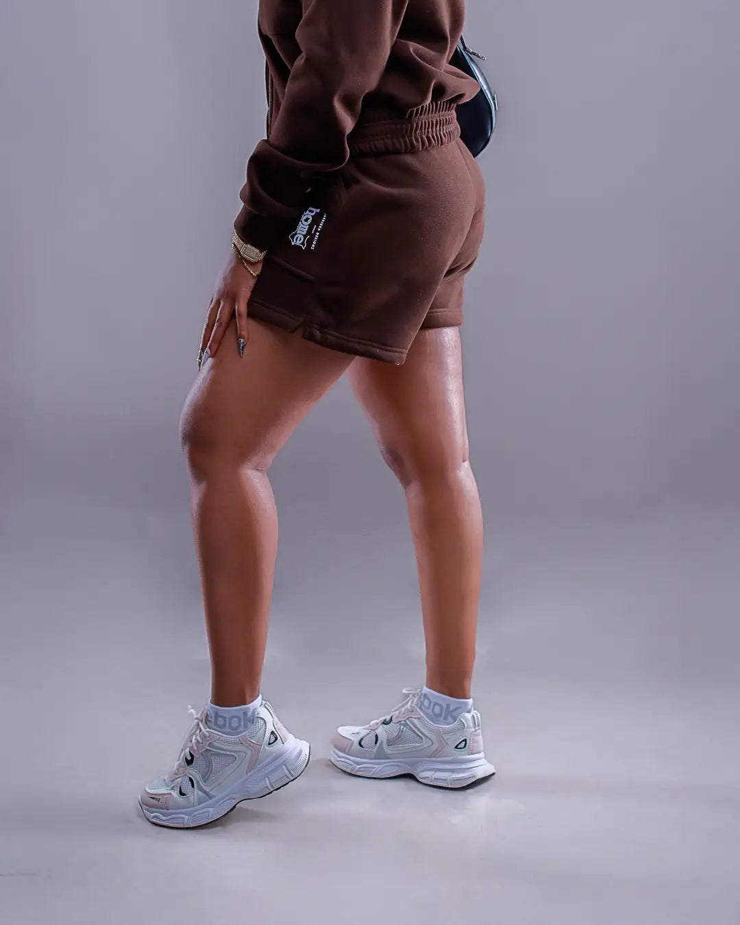 Cora Shorts - Espresso (Nuvetra Fabric)