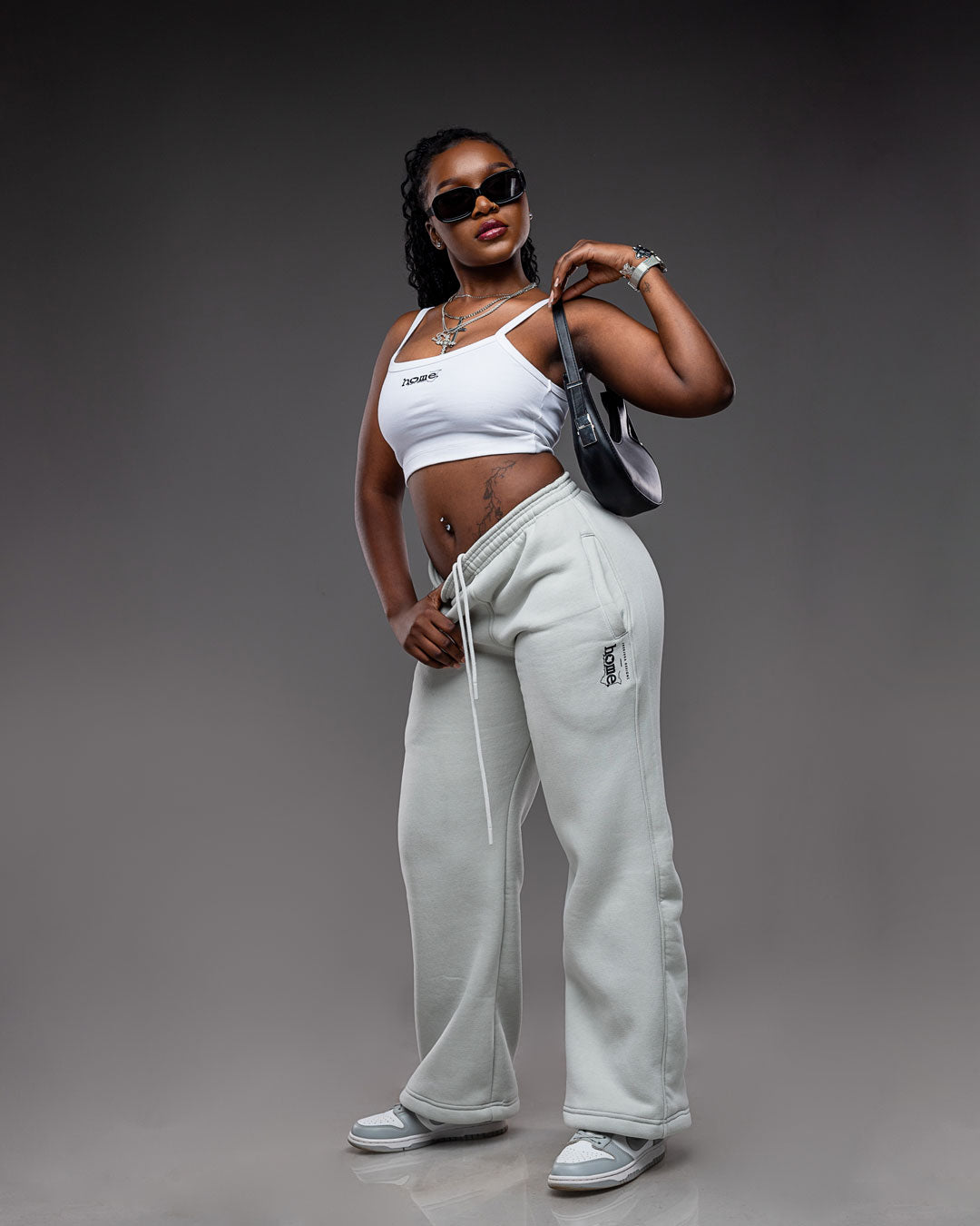 Womens Cosy Pants - Silver Mist