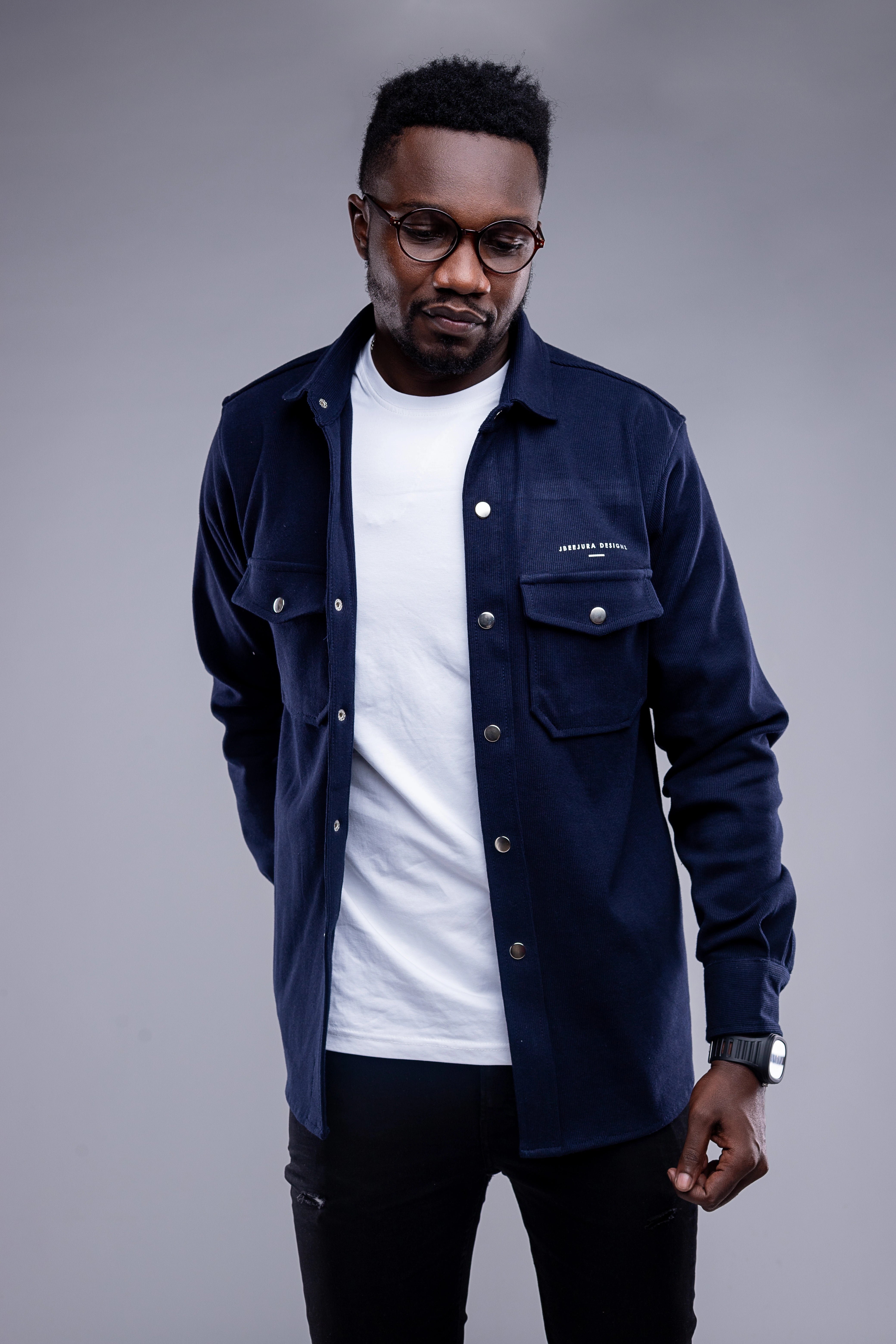 Stature Shirt - Navy Blue