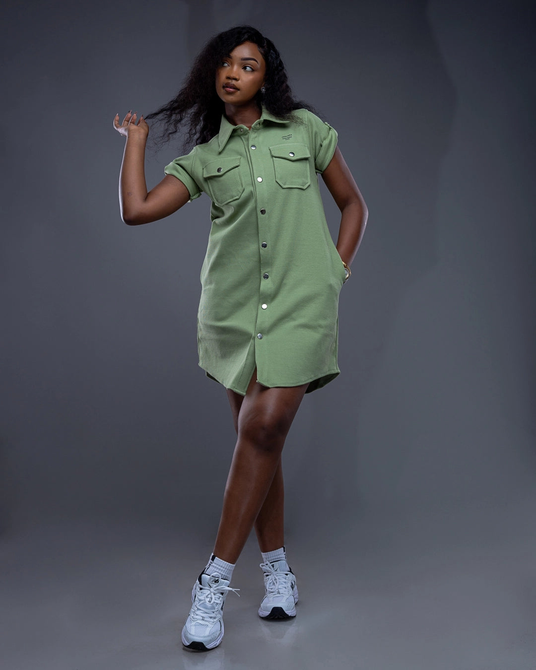 MiraMode Dress - Mint Green