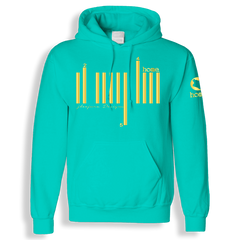 Kids Hoodie - Turquoise Blue (Heavy Fabric)