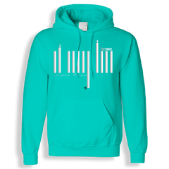 Kids Hoodie - Turquoise Blue (Heavy Fabric)