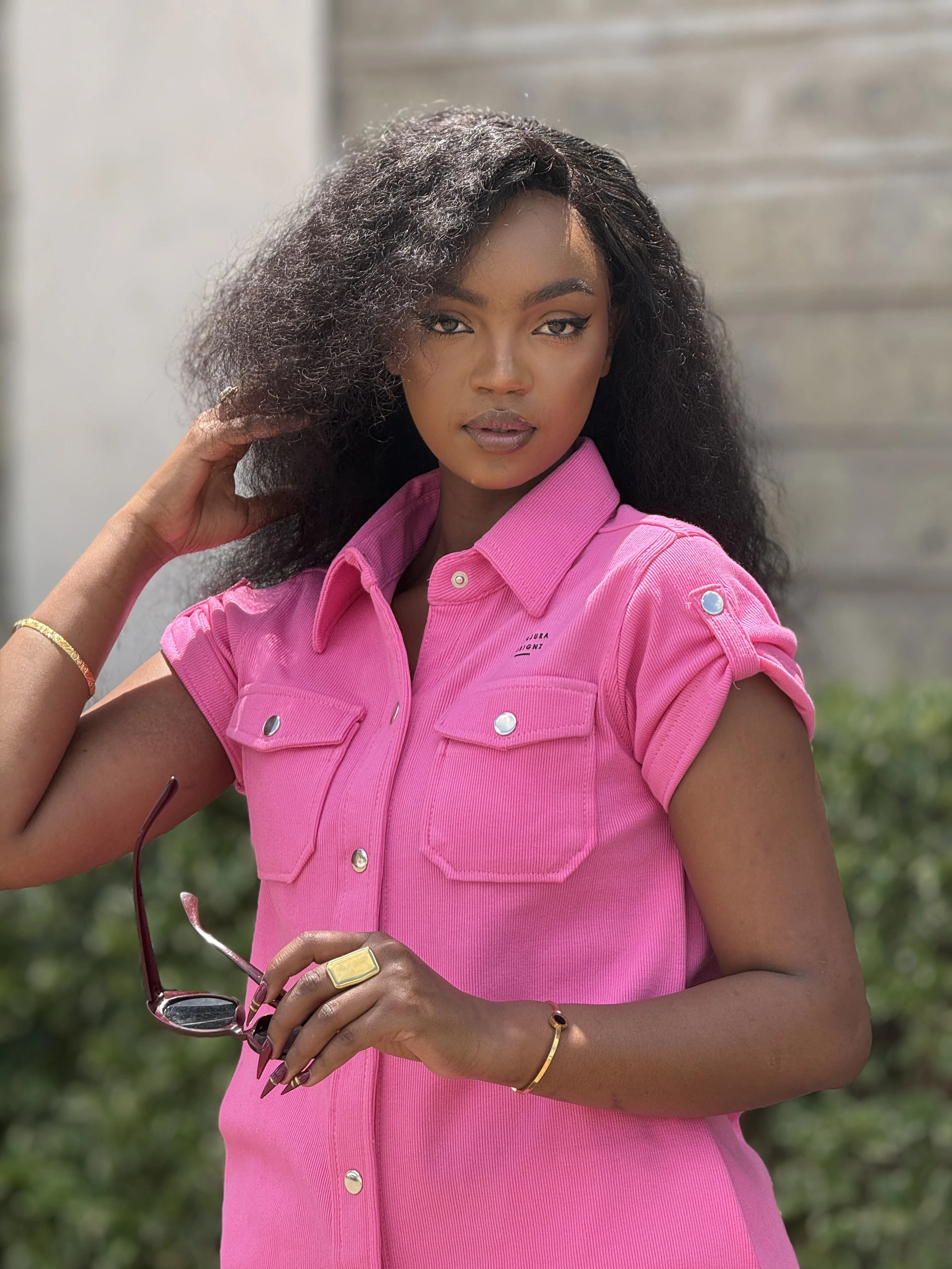 MiraMode Dress - Rose Pink