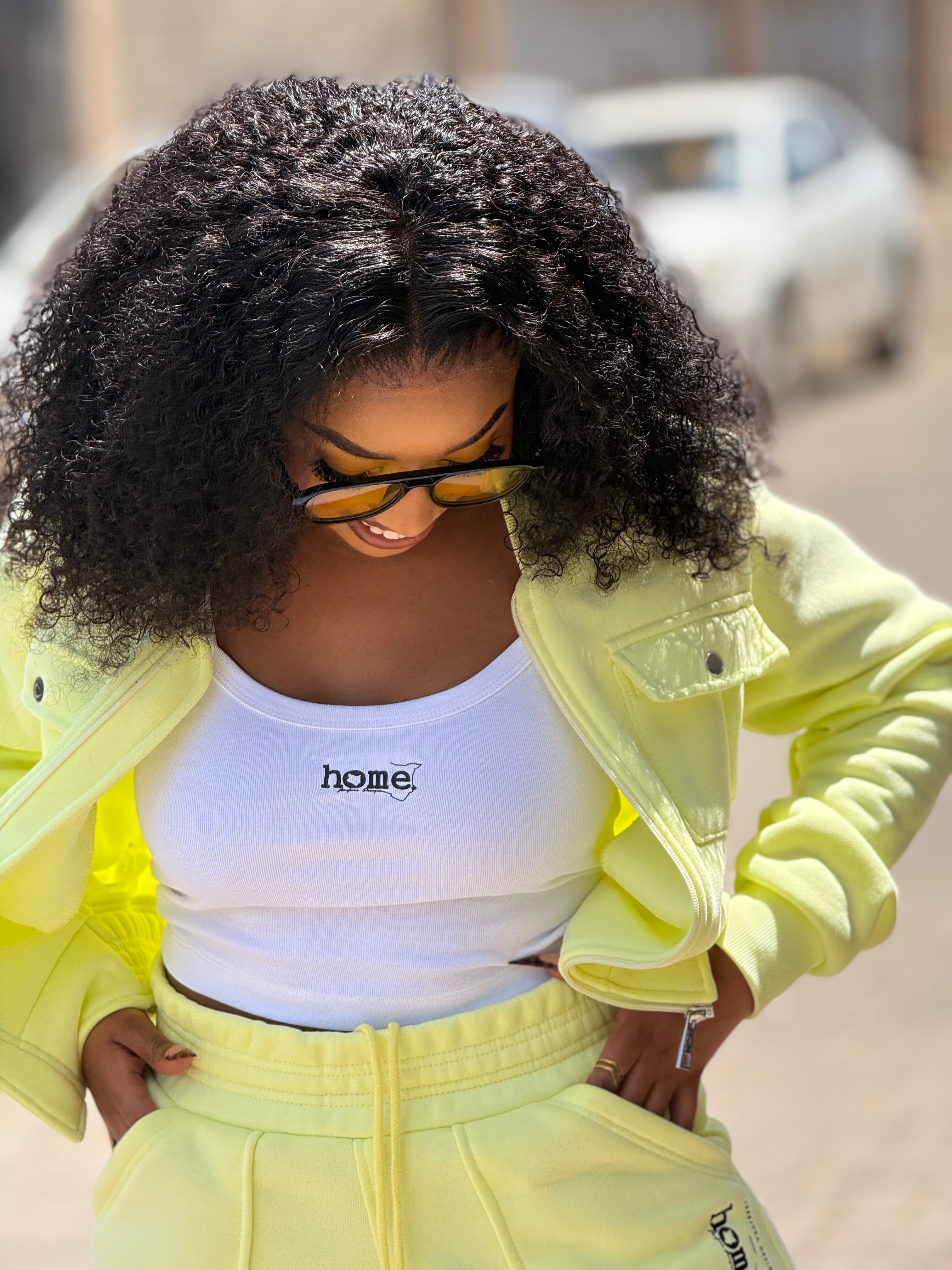 Cropped Kami Jacket - Canary Yellow