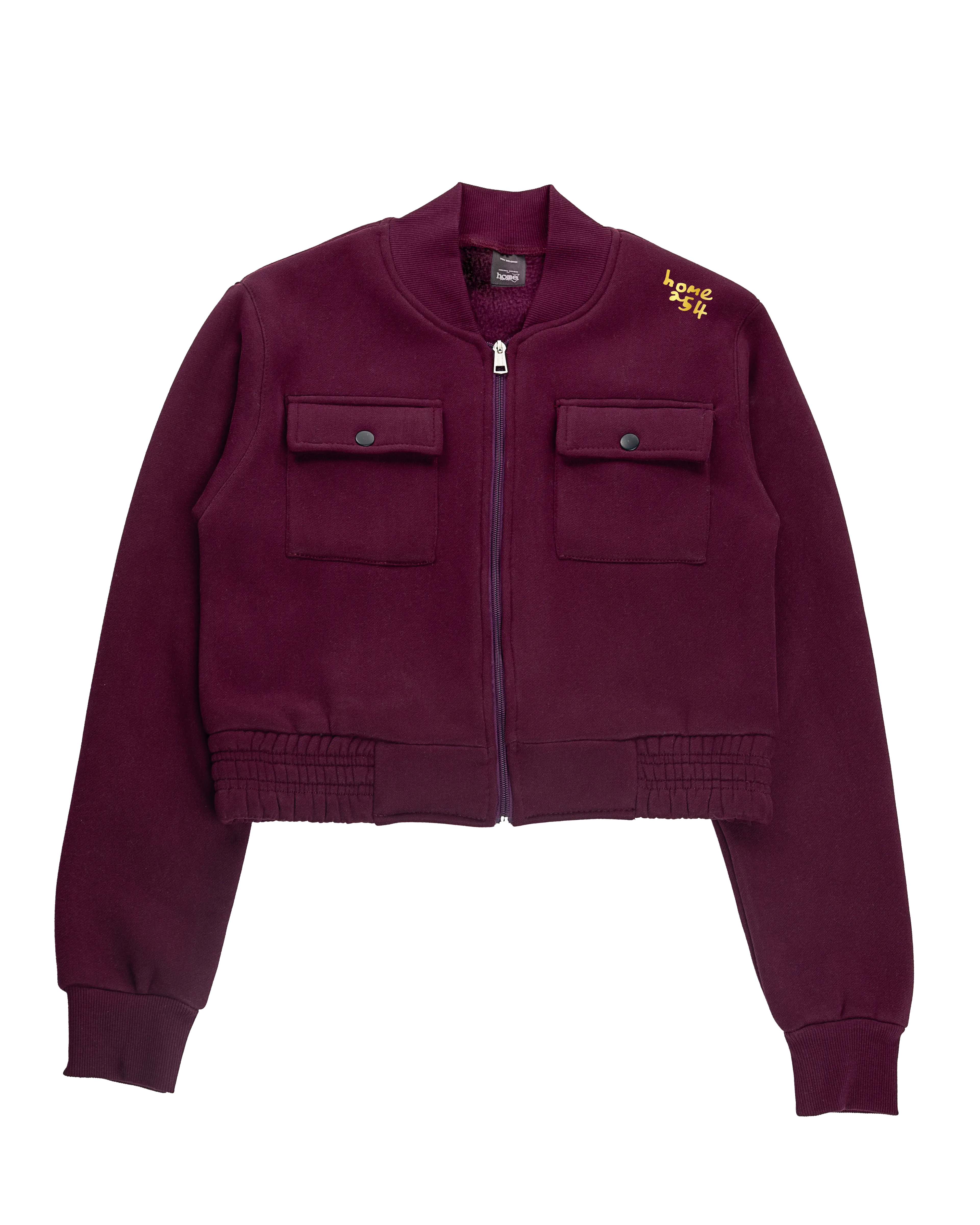 Cropped Kami Jacket - Claret