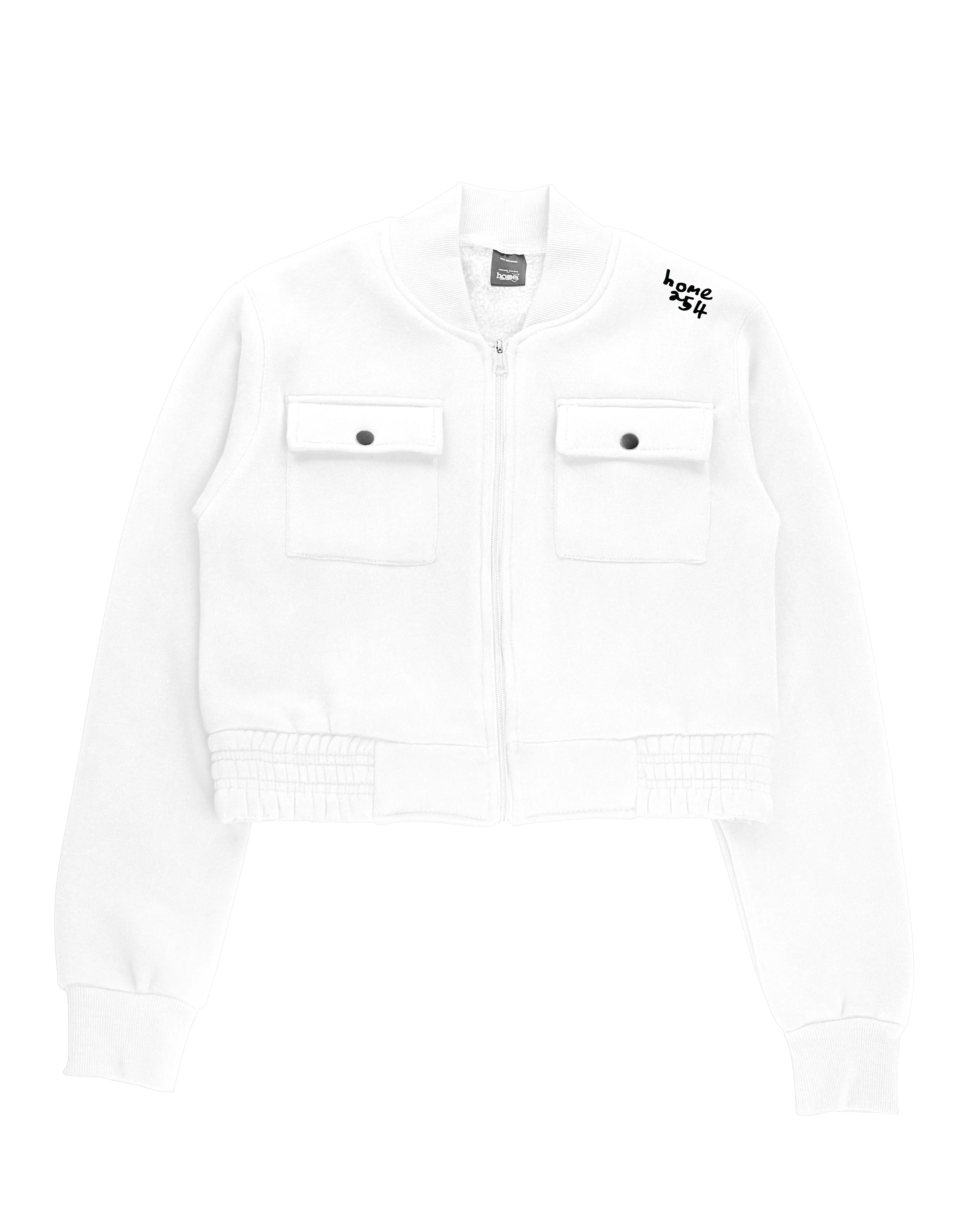 Cropped Kami Jacket - White