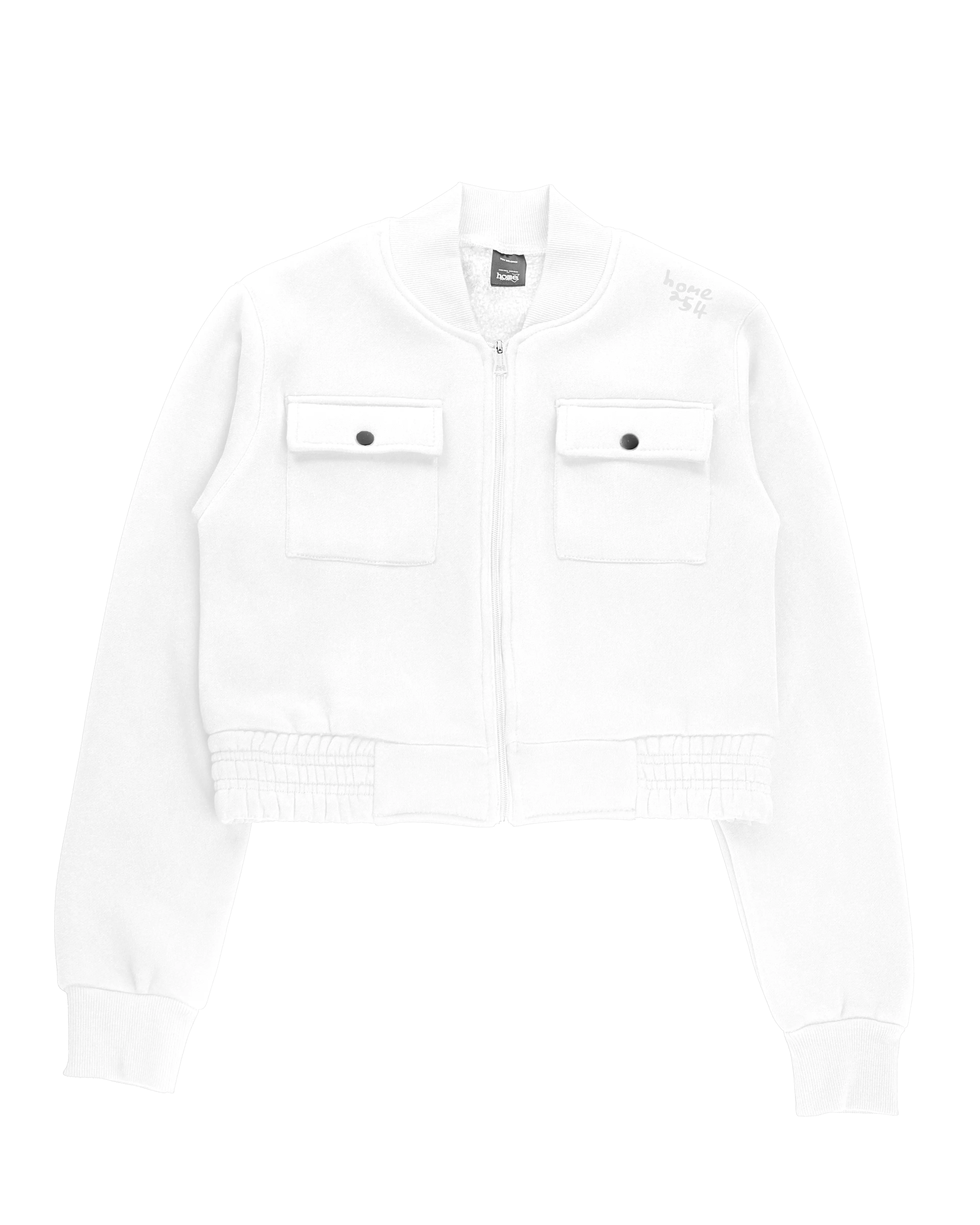 Cropped Kami Jacket - White
