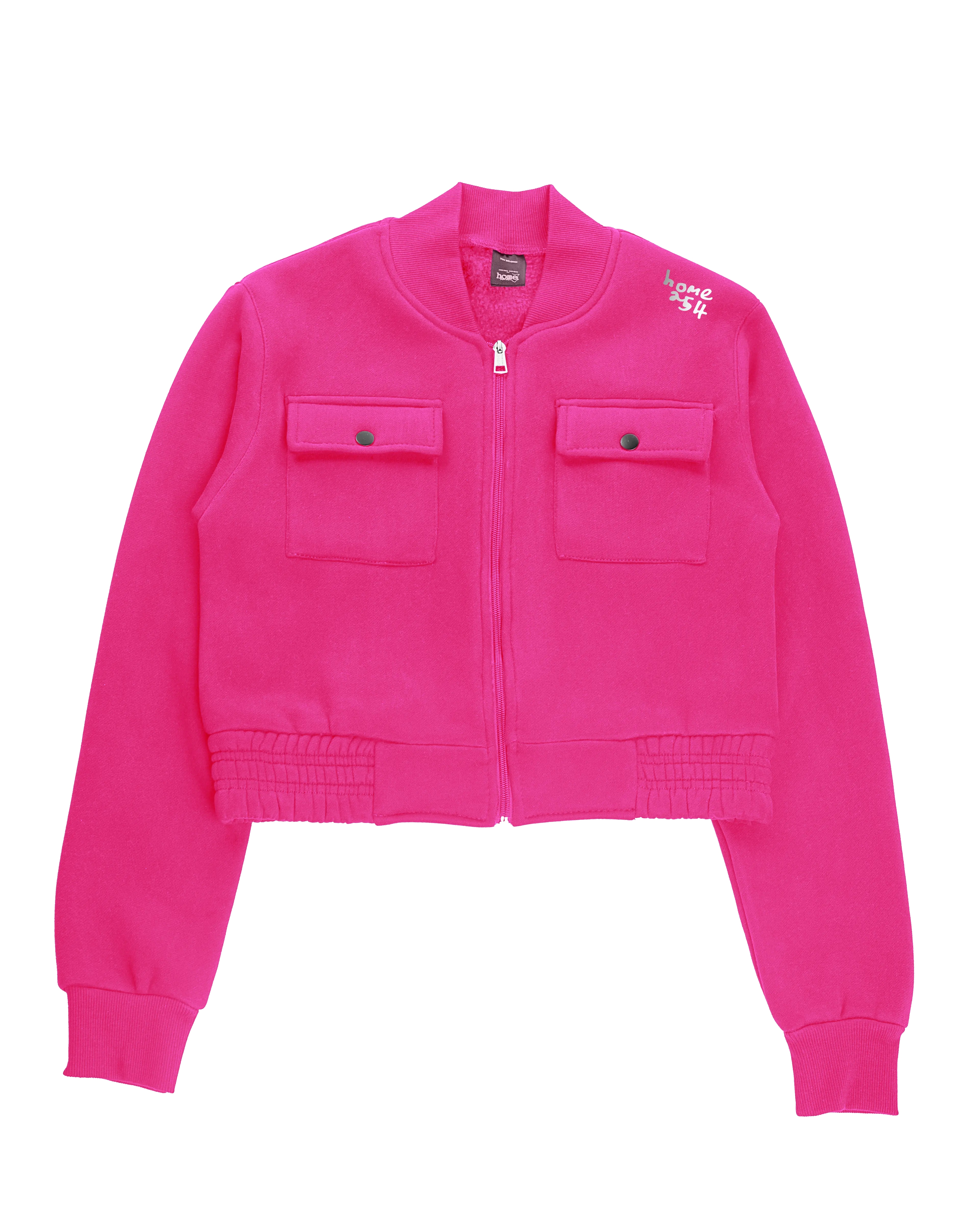 Cropped Kami Jacket - Hot Pink