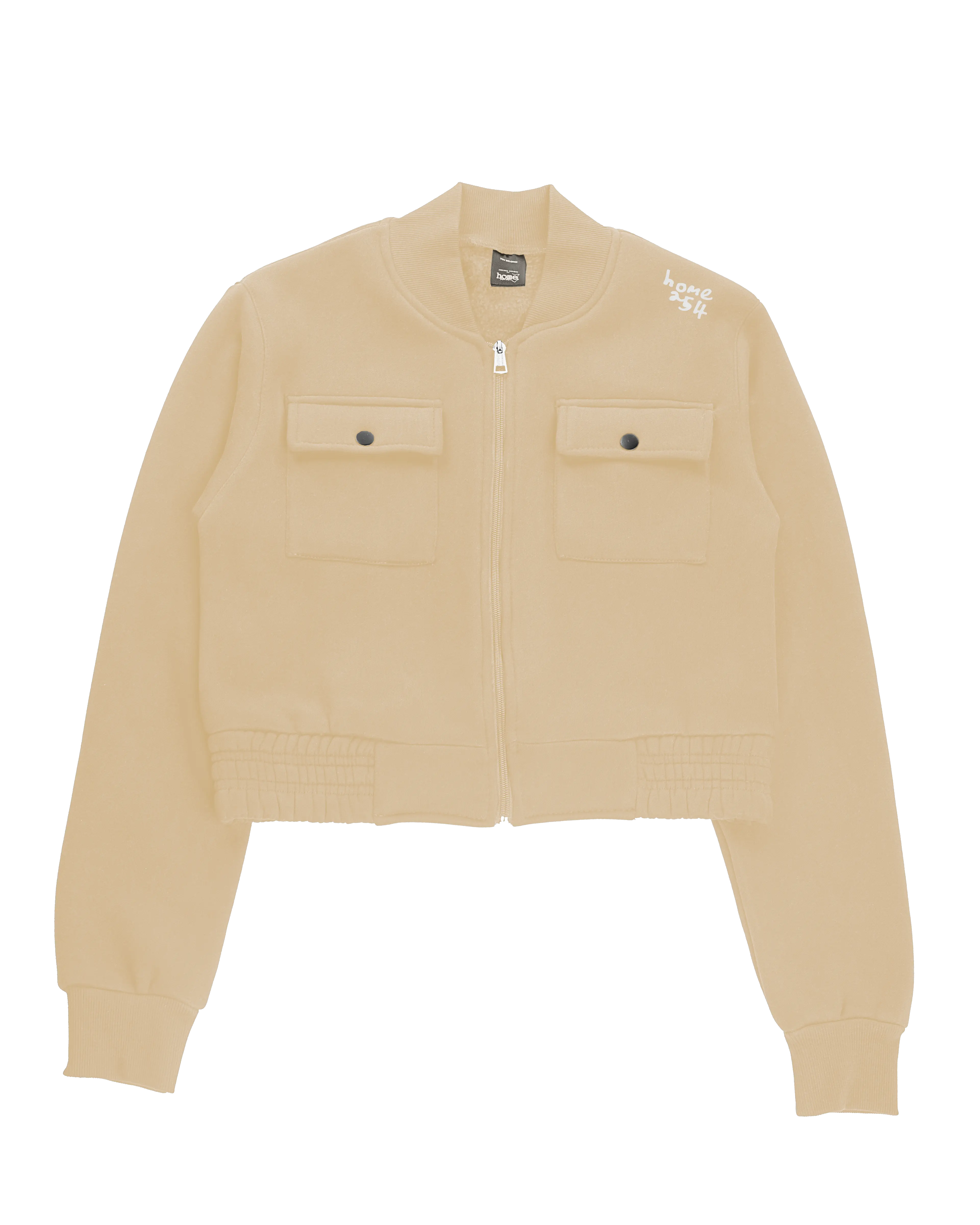 Cropped Kami Jacket - Light Brown