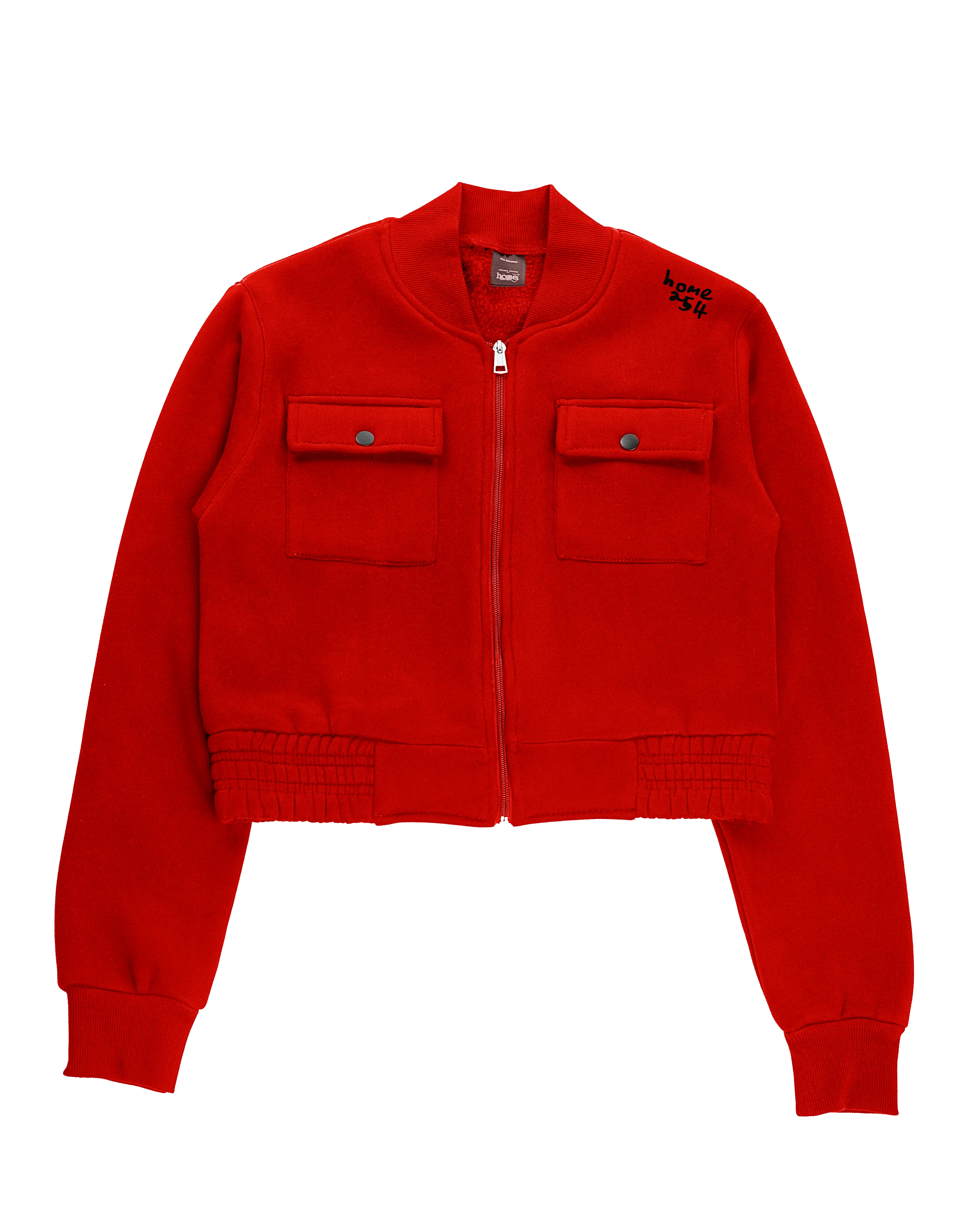 Cropped Kami Jacket - Red