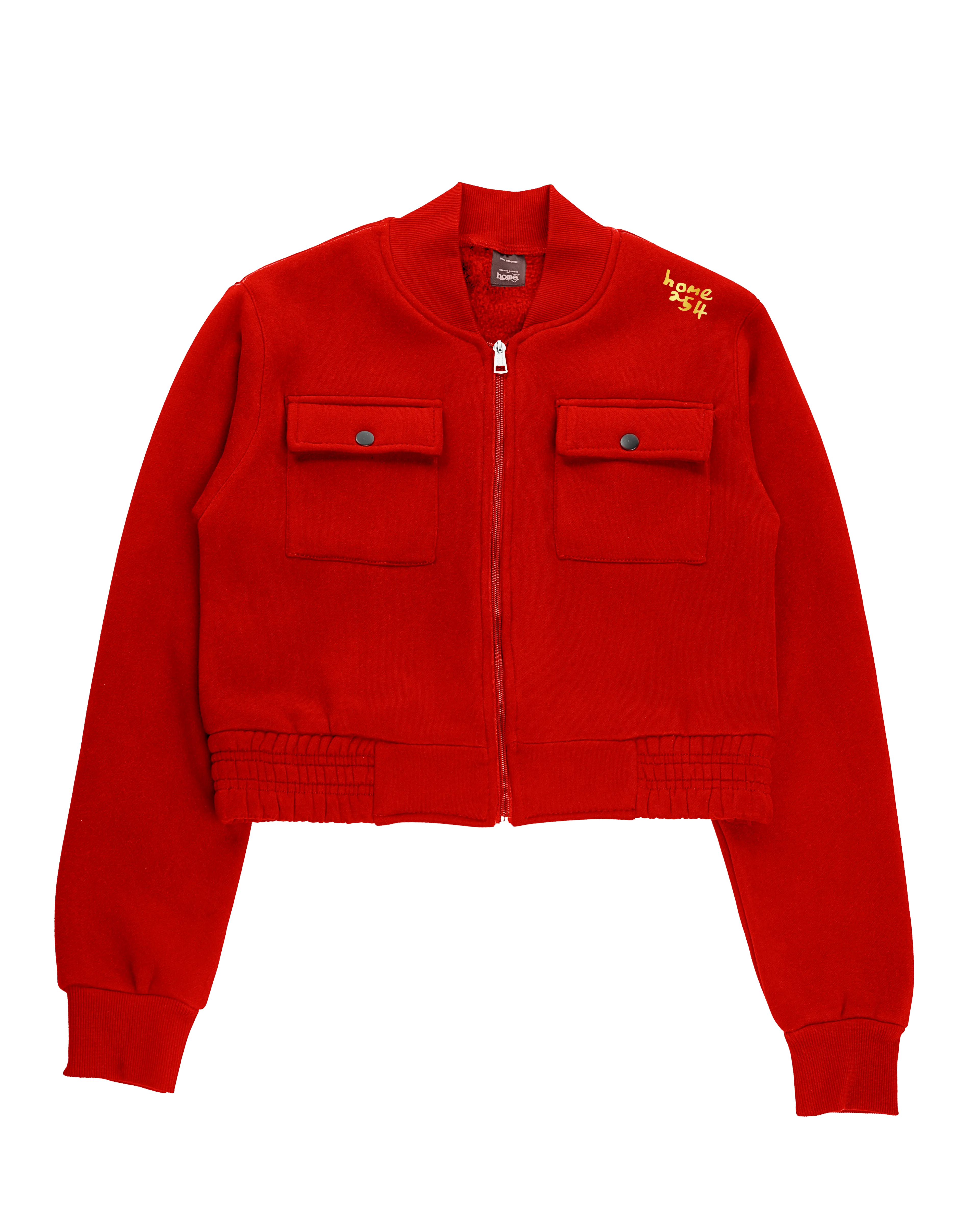 Cropped Kami Jacket - Red