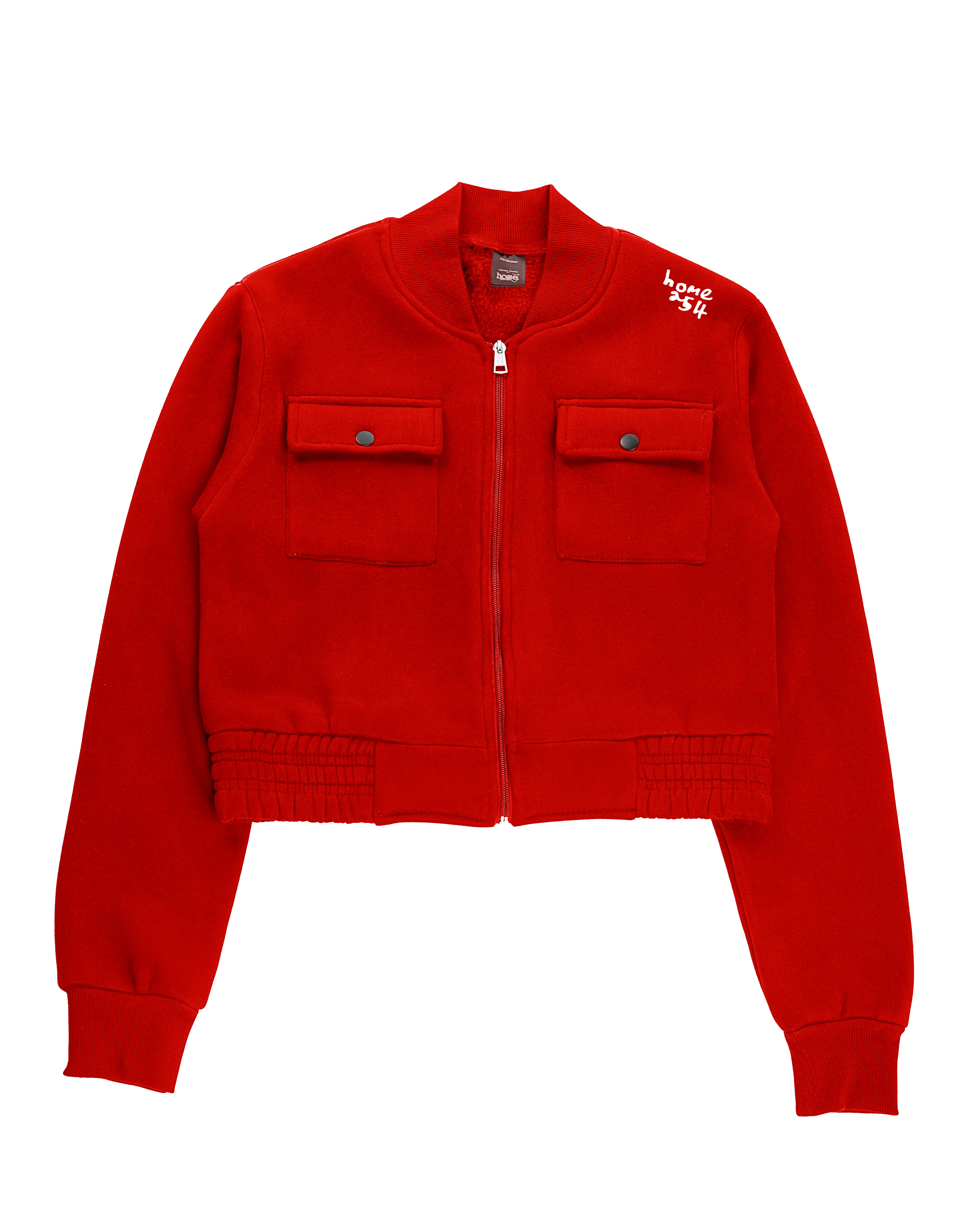 Cropped Kami Jacket - Red