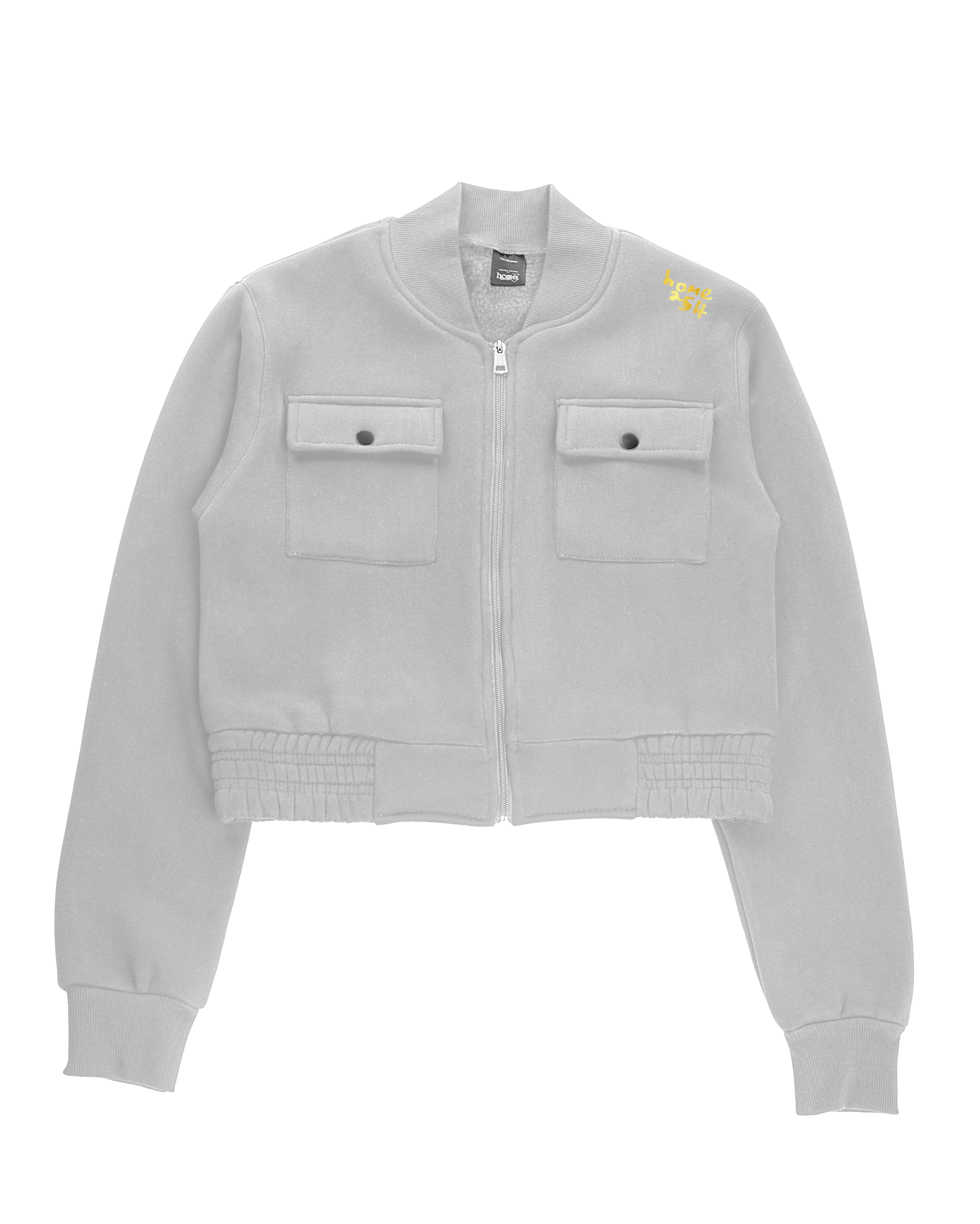 Cropped Kami Jacket - Silver Mist