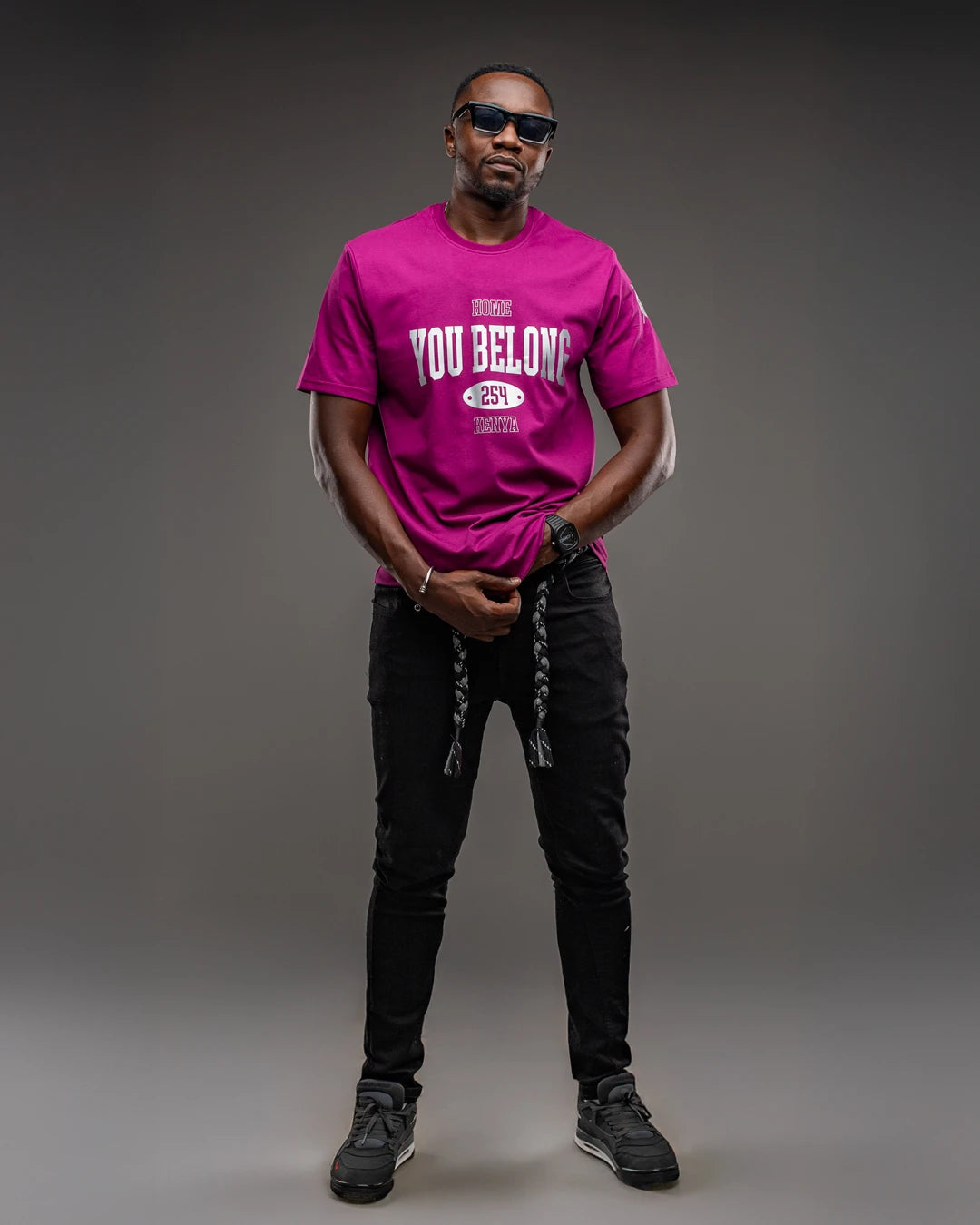 The Ignite Tee - Fuchsia