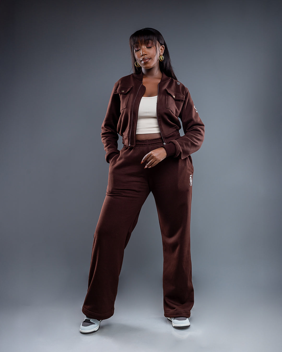 Cropped Kami Jacket - Hickory Brown