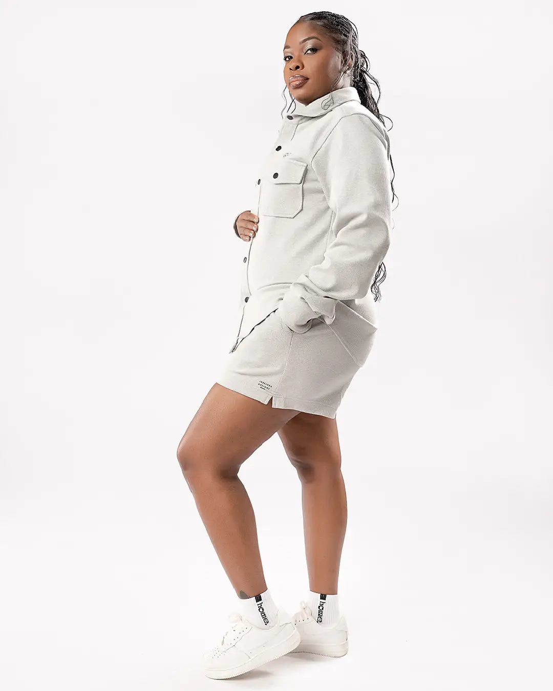 Cosy Shorts - Light Grey
