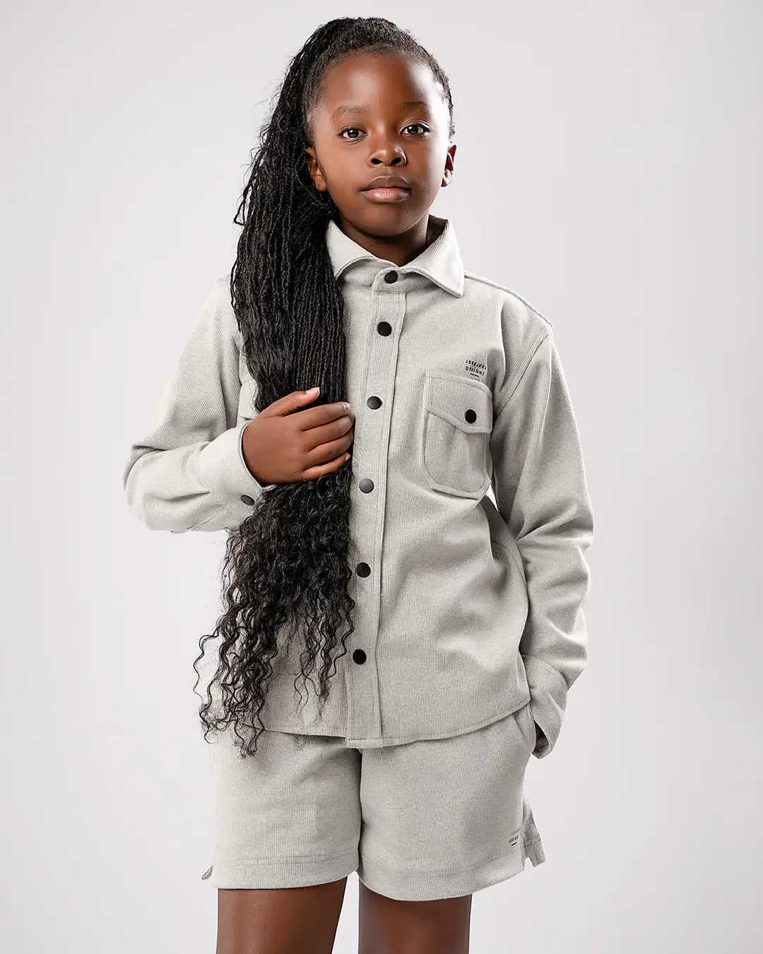 Kids Stature Shirt - Light Grey