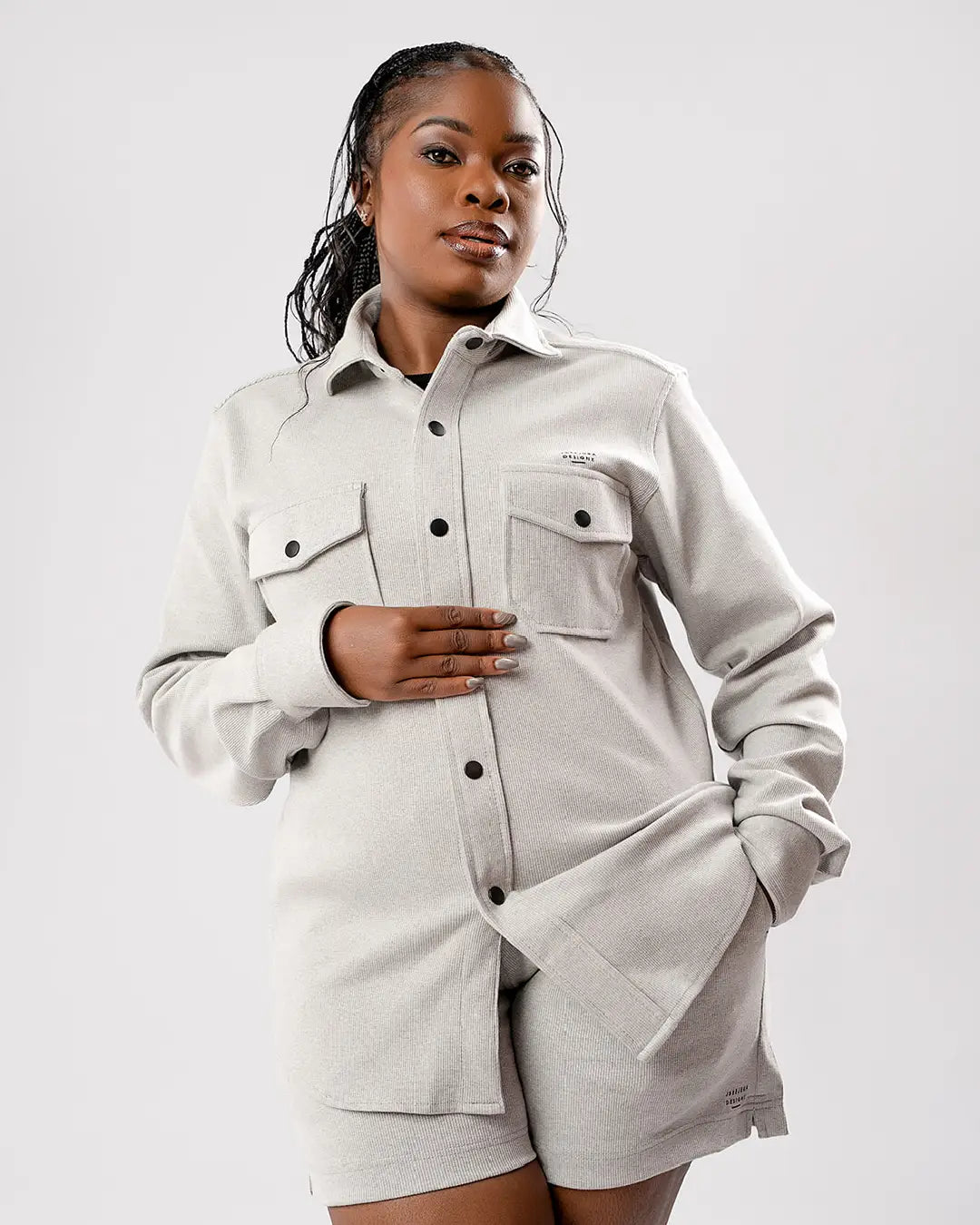 Stature Shirt - Light Grey