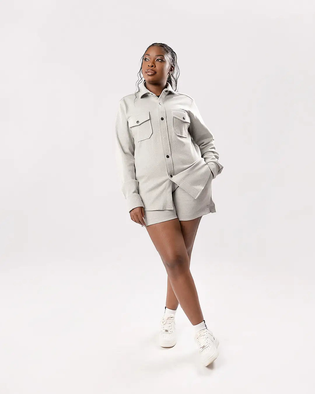 Cosy Shorts - Light Grey