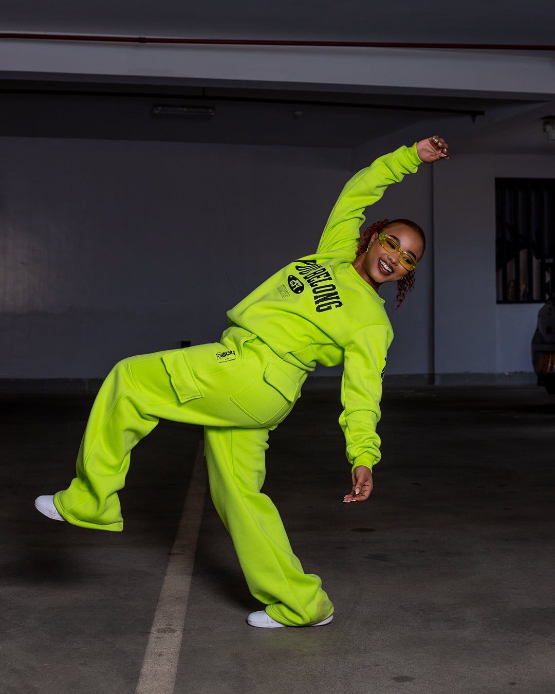 Lime Green Ignite Sweatshirt