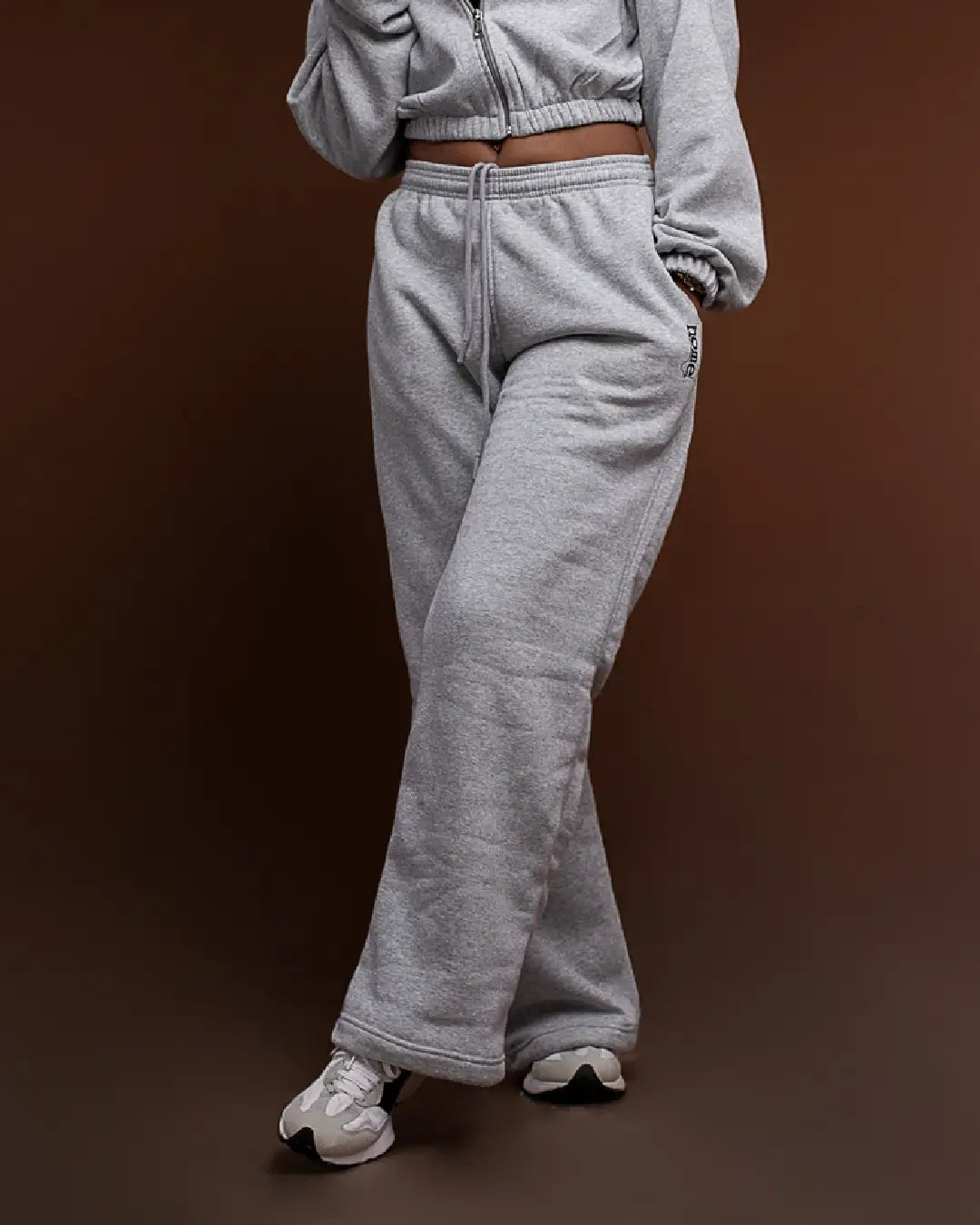 Cosy Pants - Light Grey (Heavy Fabric)
