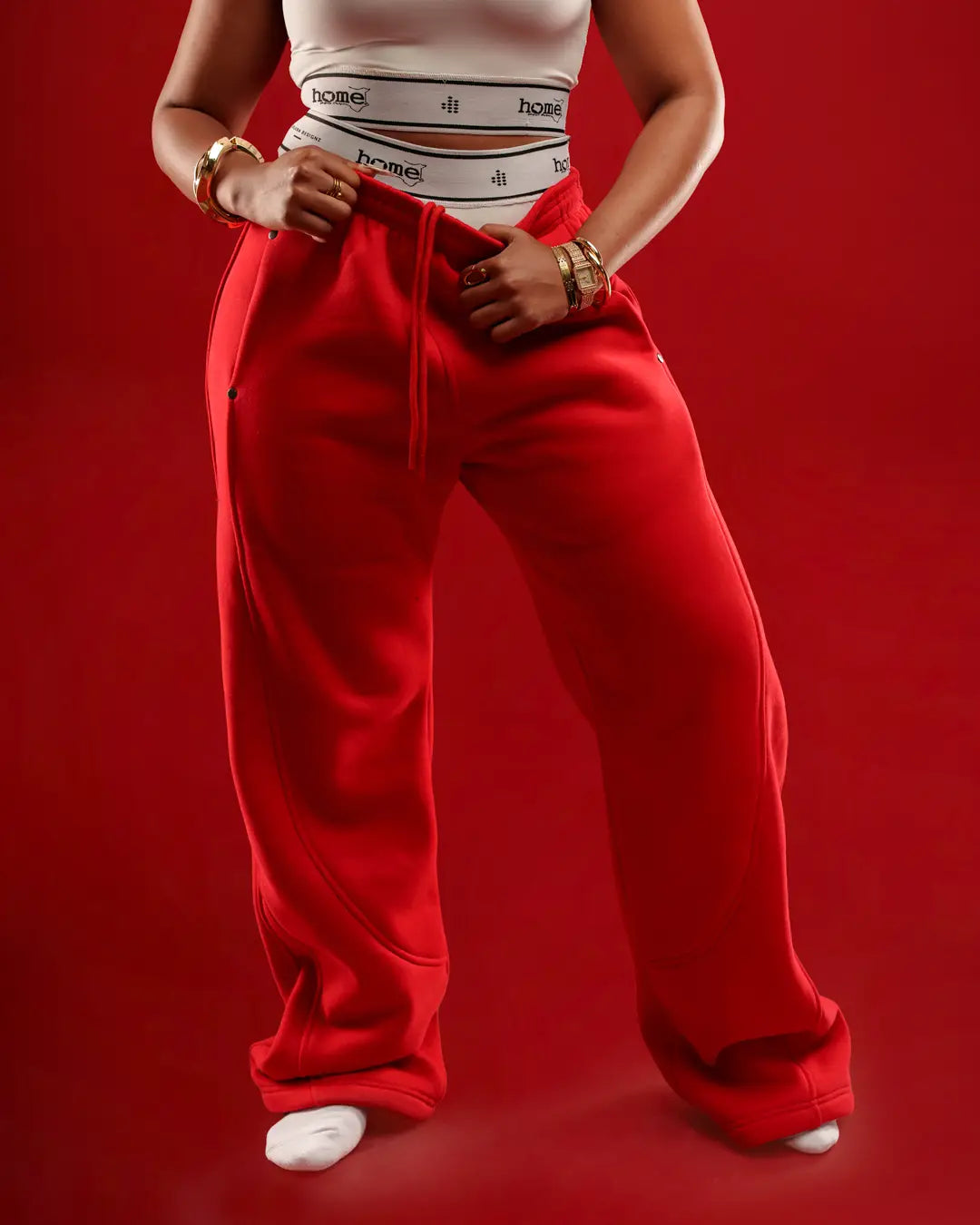 LÛME Cosy Pant – Red