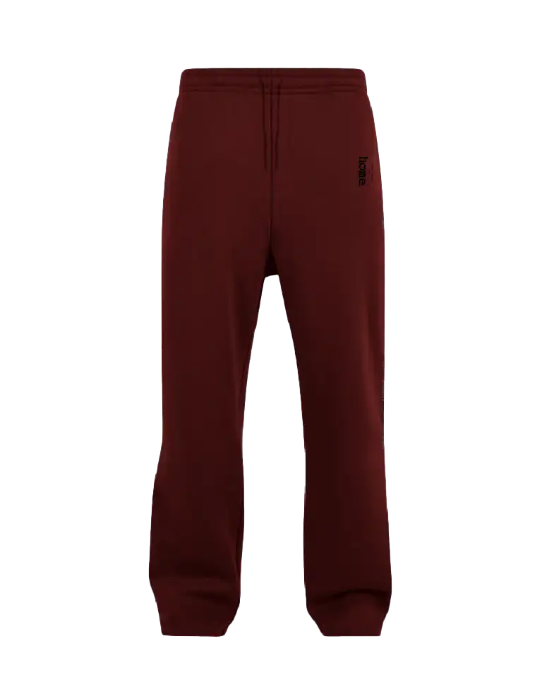 Mens Cosy Pants - Burgandy (Heavy Velvet Fabric)