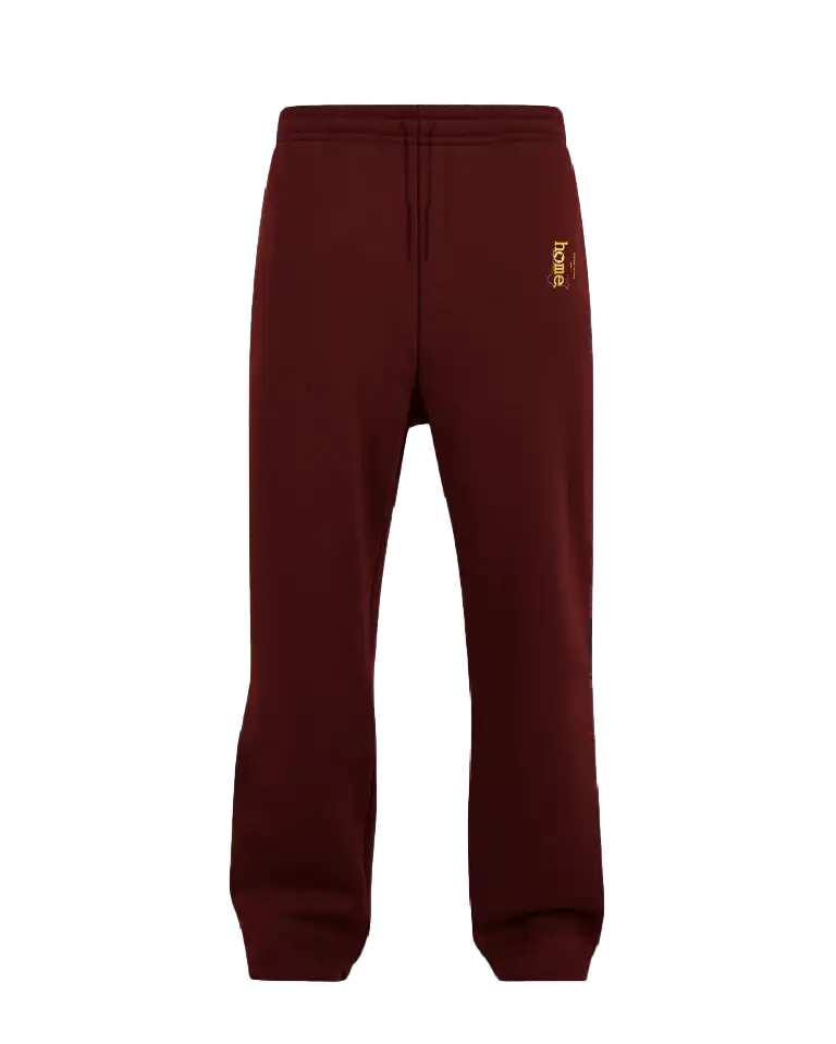 Mens Cosy Pants - Burgandy (Heavy Velvet Fabric)